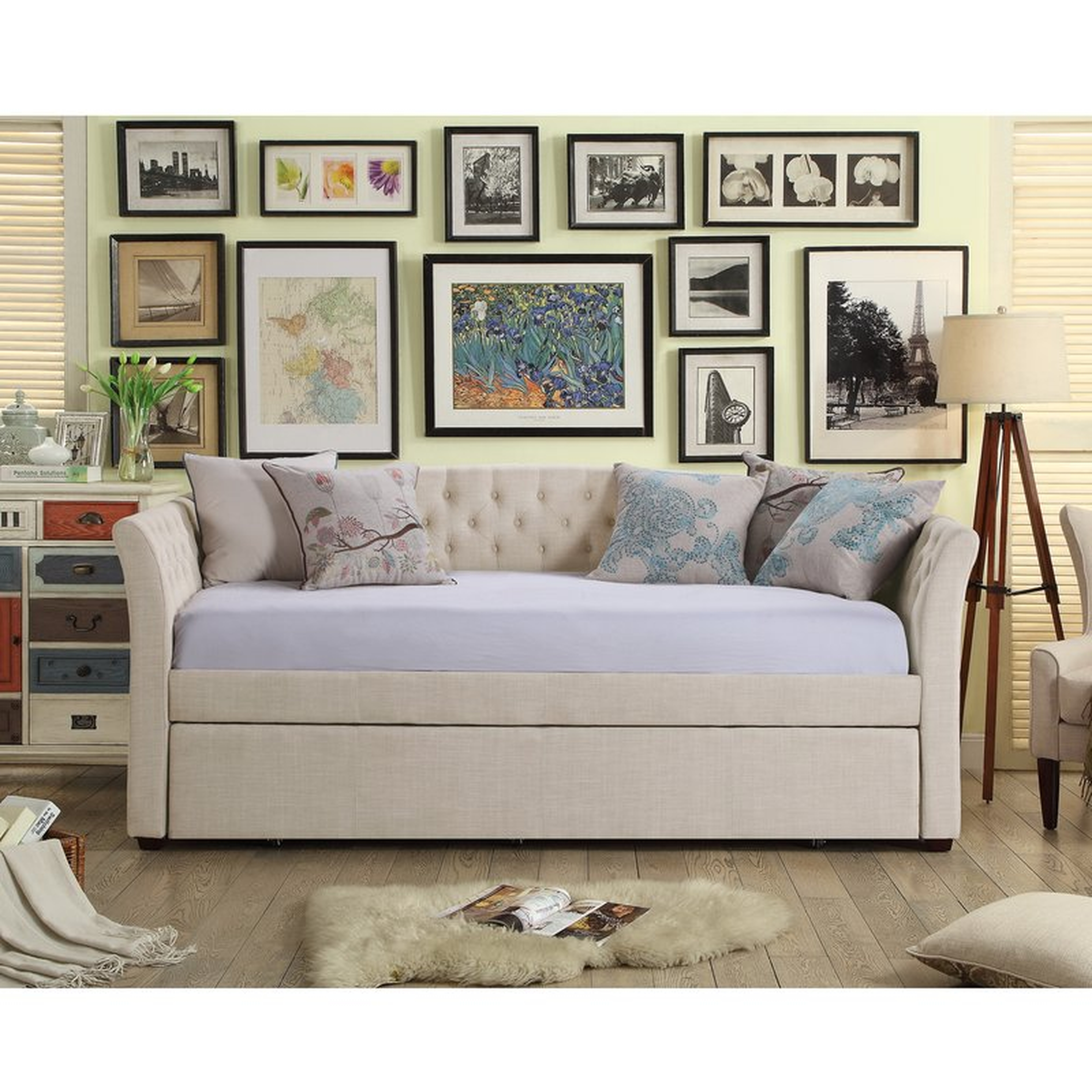 Milligan Twin Daybed With Trundle - Wayfair