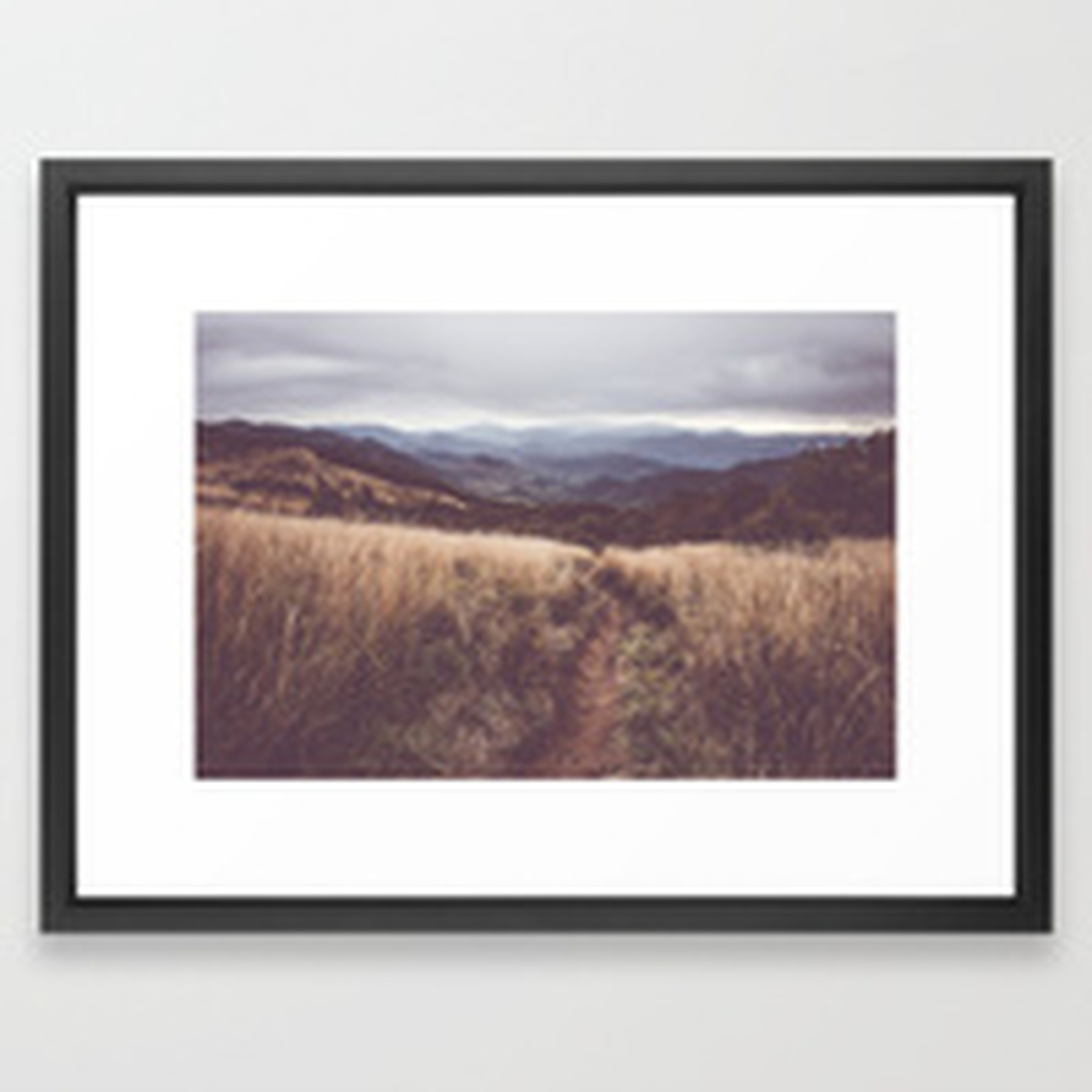 Bieszczady Mountains - Landscape and Nature Photography Framed Art Print, 18x24 - Society6