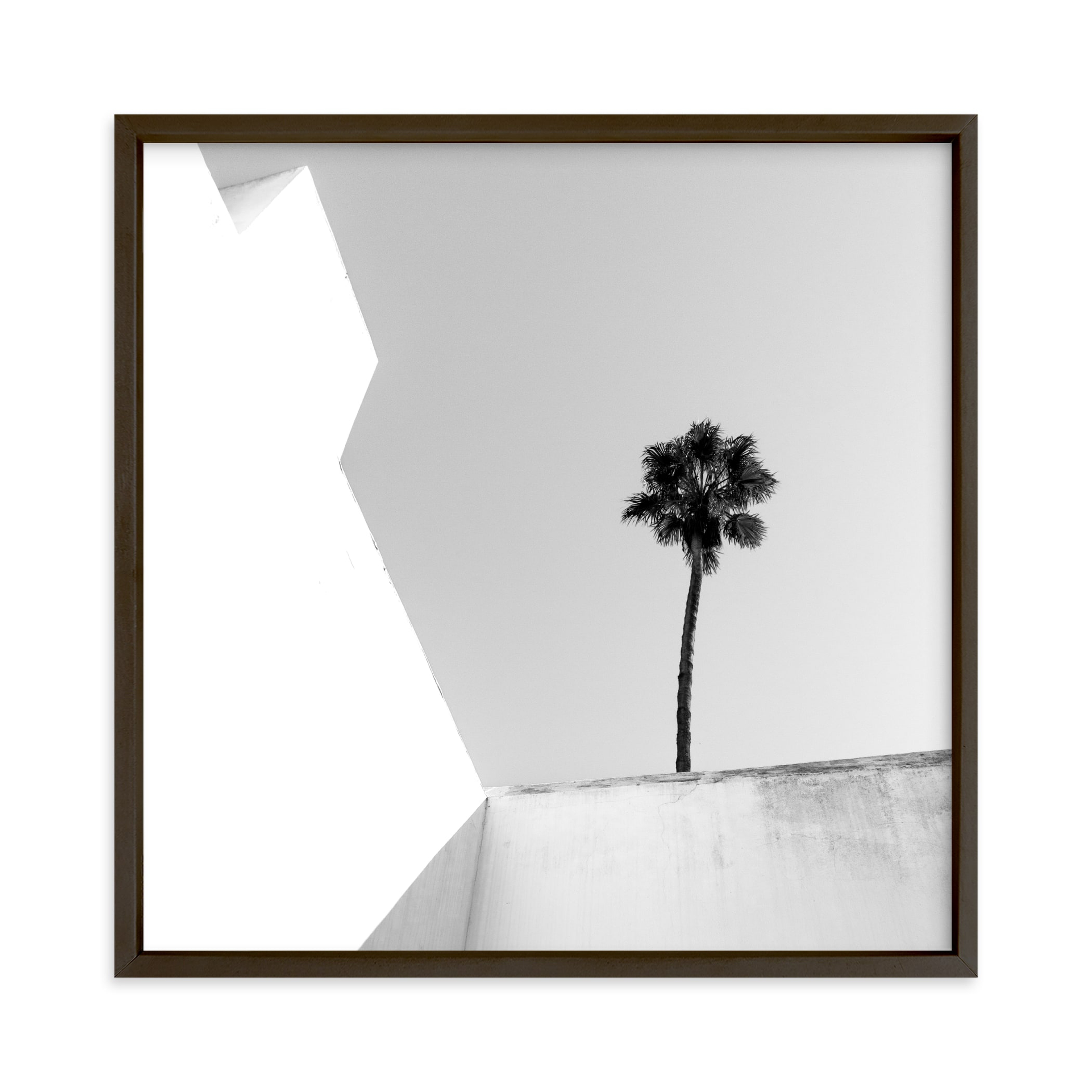 Structured Palm - framed print - Minted