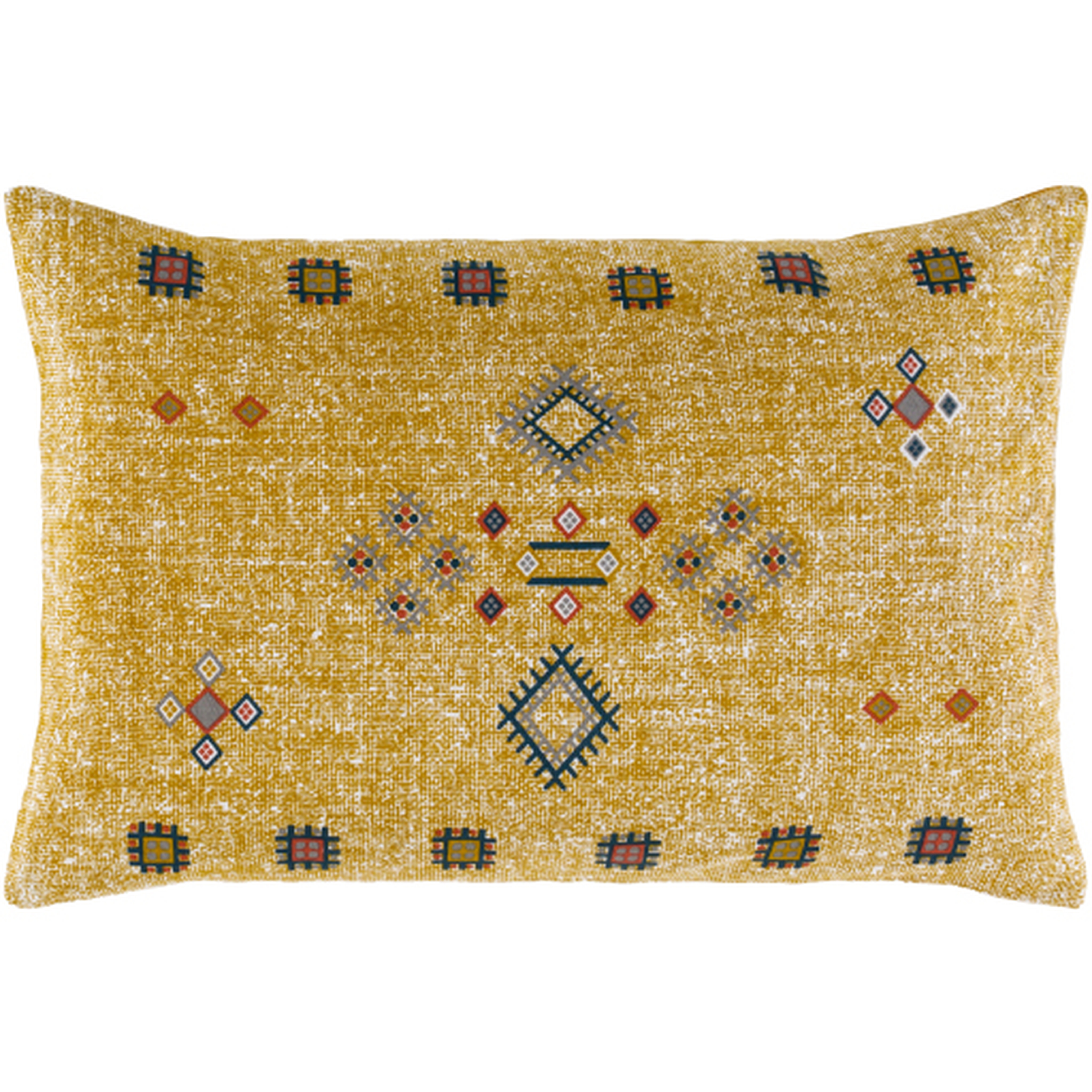 Discontinued - Sierra Lumbar Pillow, 20" x 13", Mustard - Roam Common