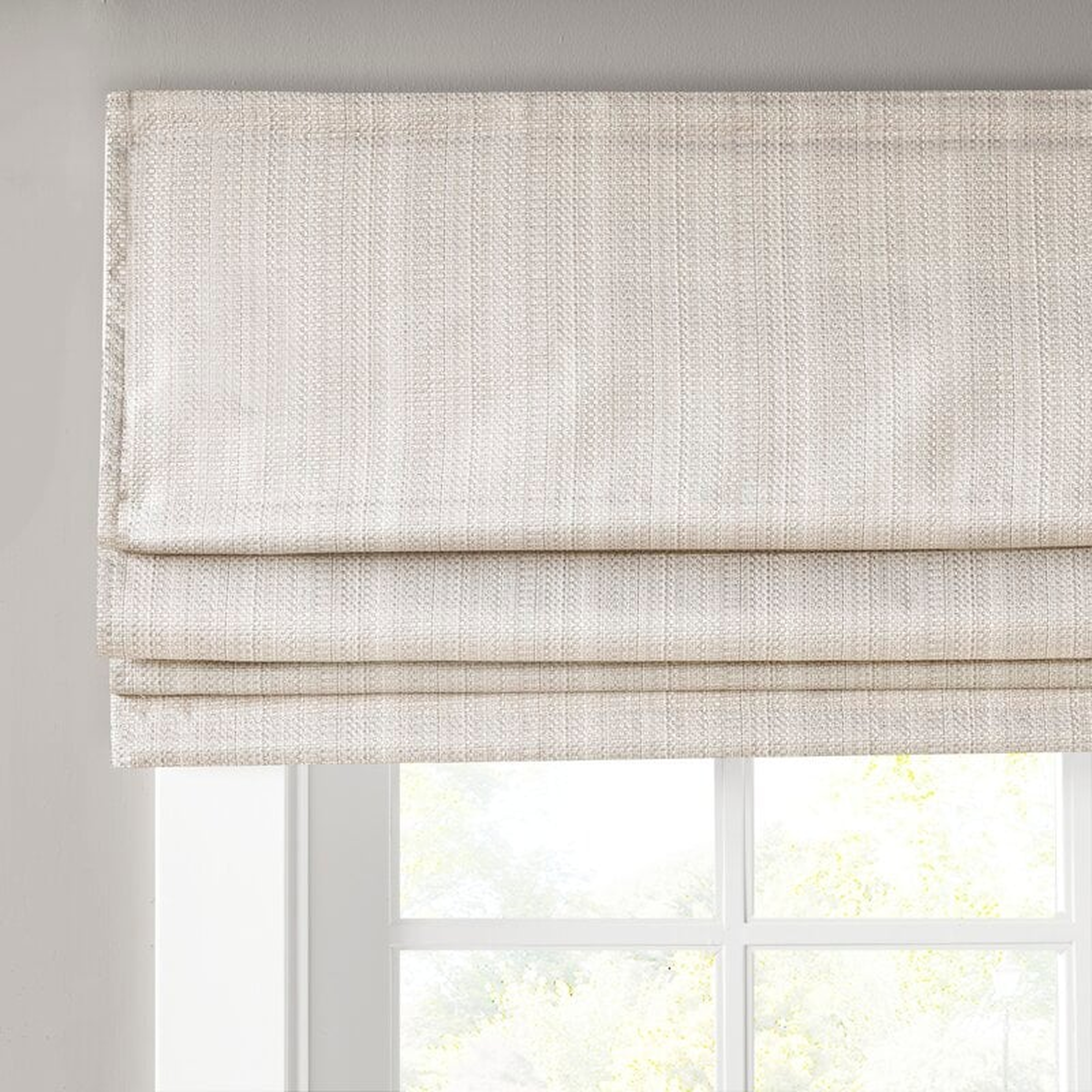 Galen Basketweave Room Darkening Roman Shade - Wayfair