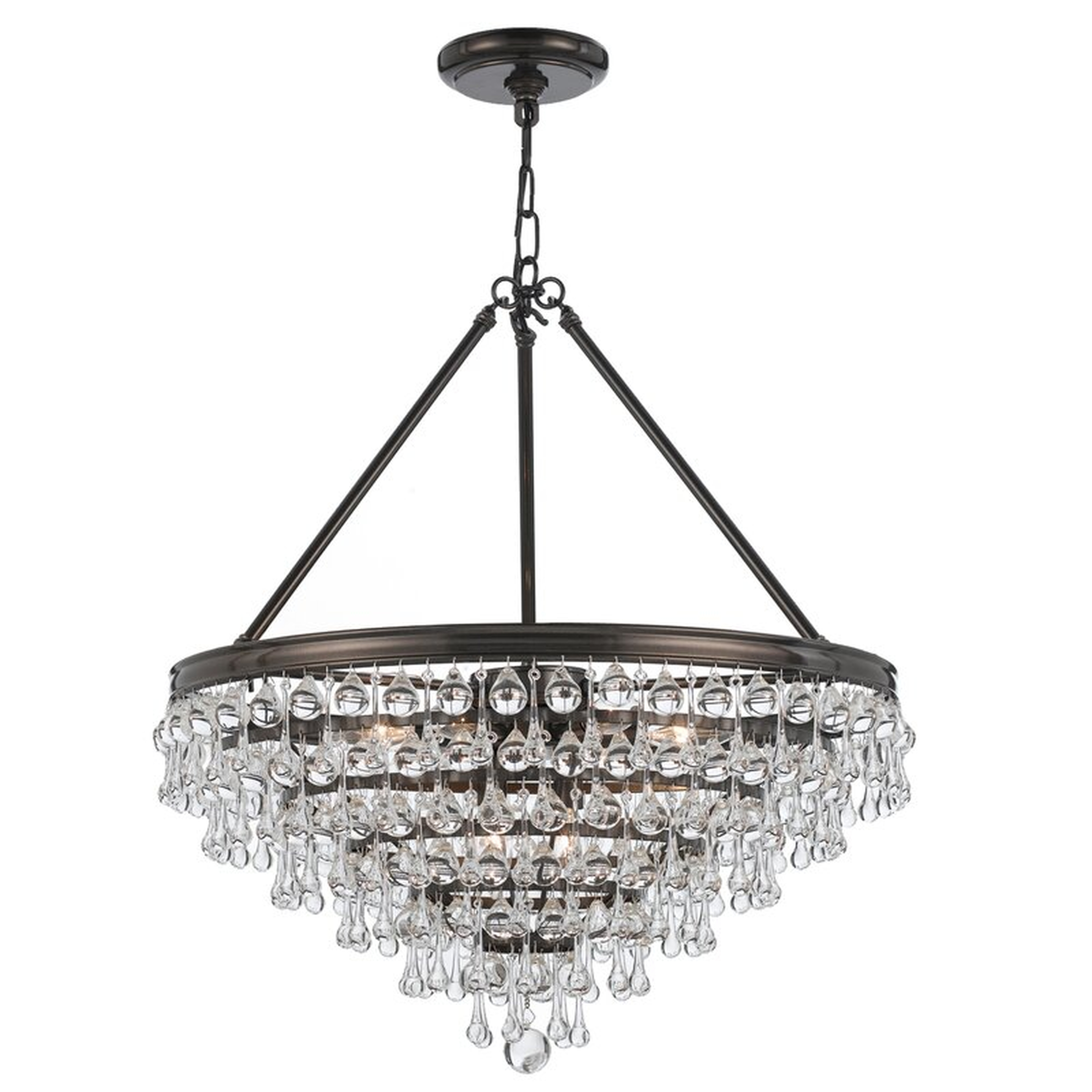 Calypso 8 Light Crystal Chandelier - Perigold