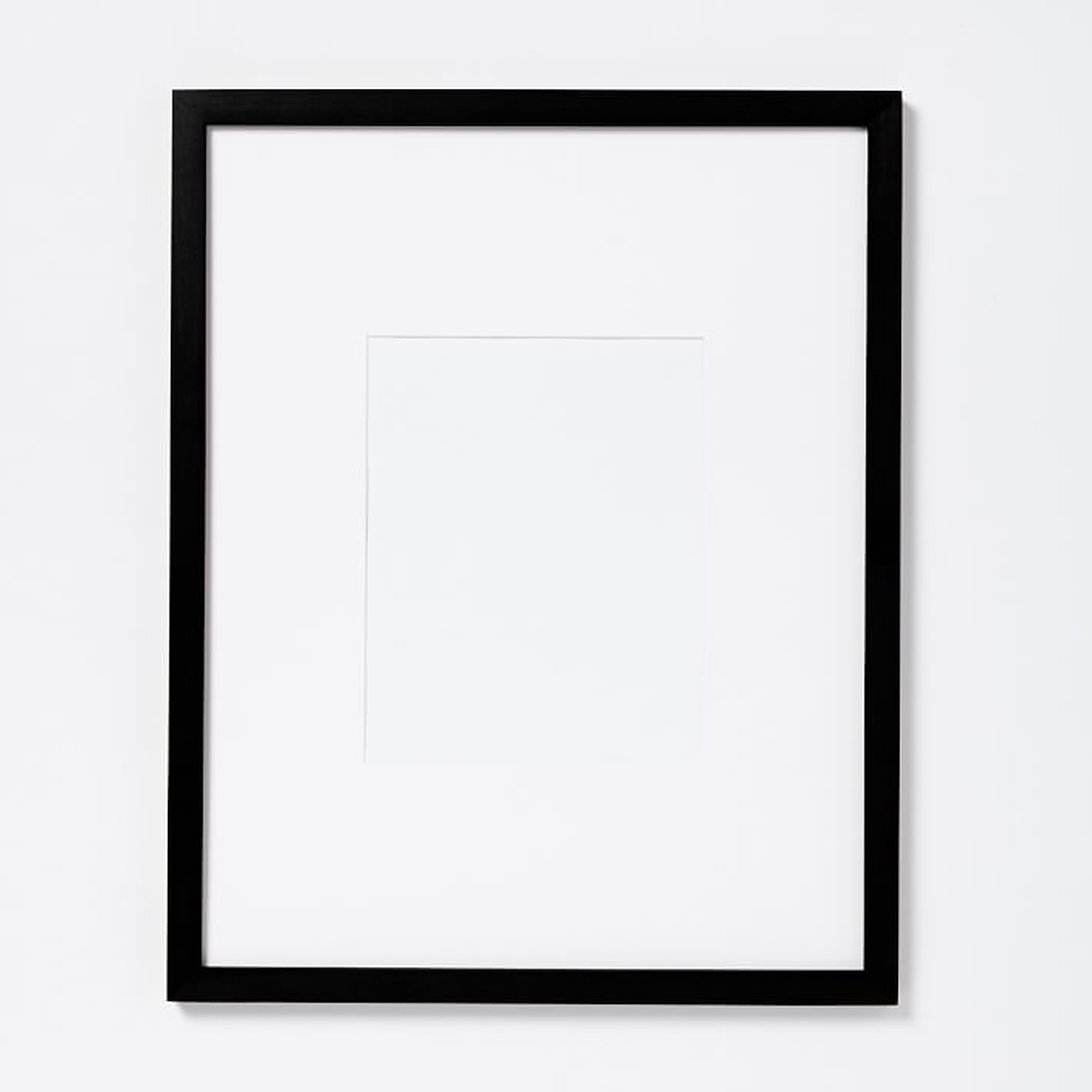 Wood Gallery Frames - Oversized Mat_black - West Elm