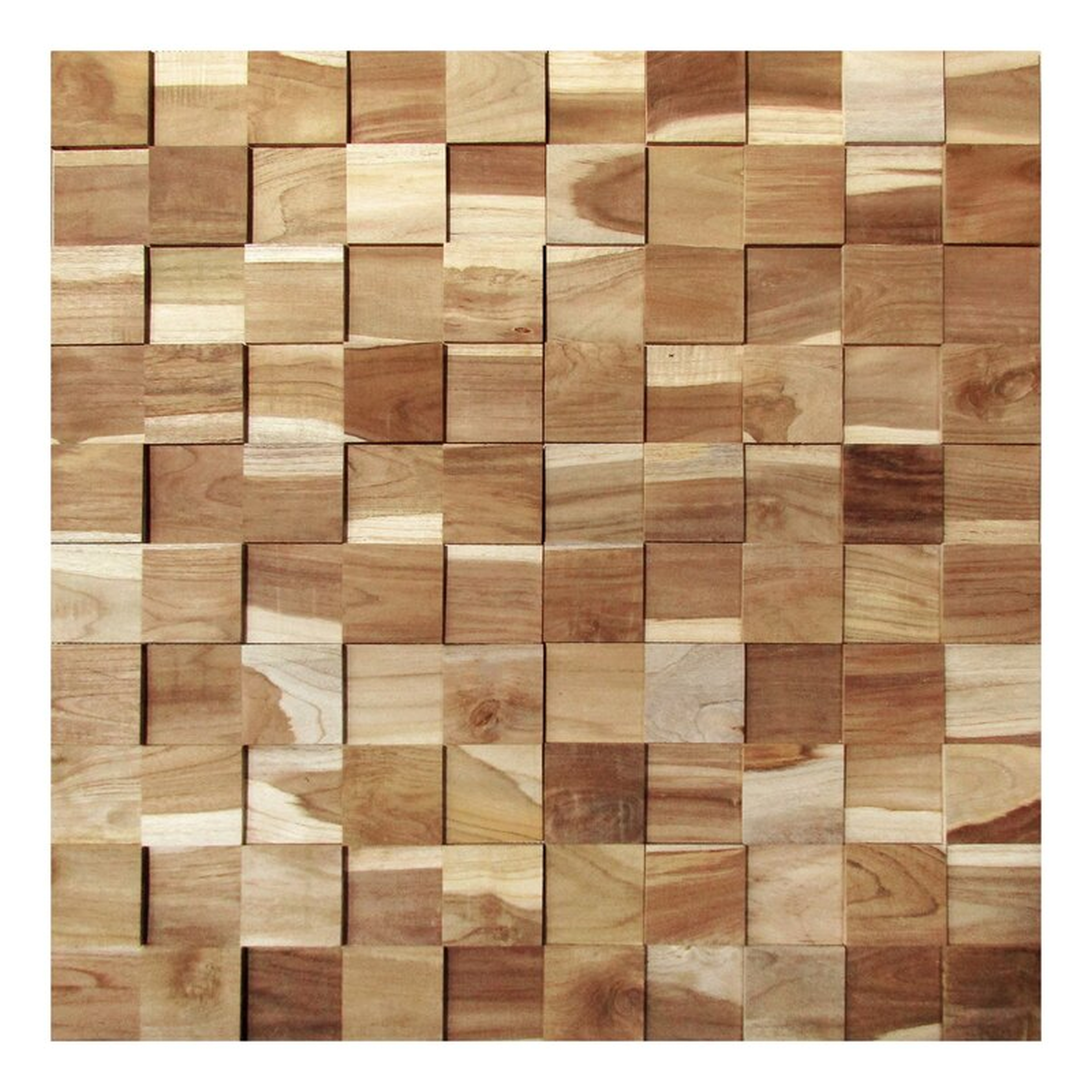 7.75" x 20" Reclaimed Solid Wood Wall Paneling in Natural - Perigold