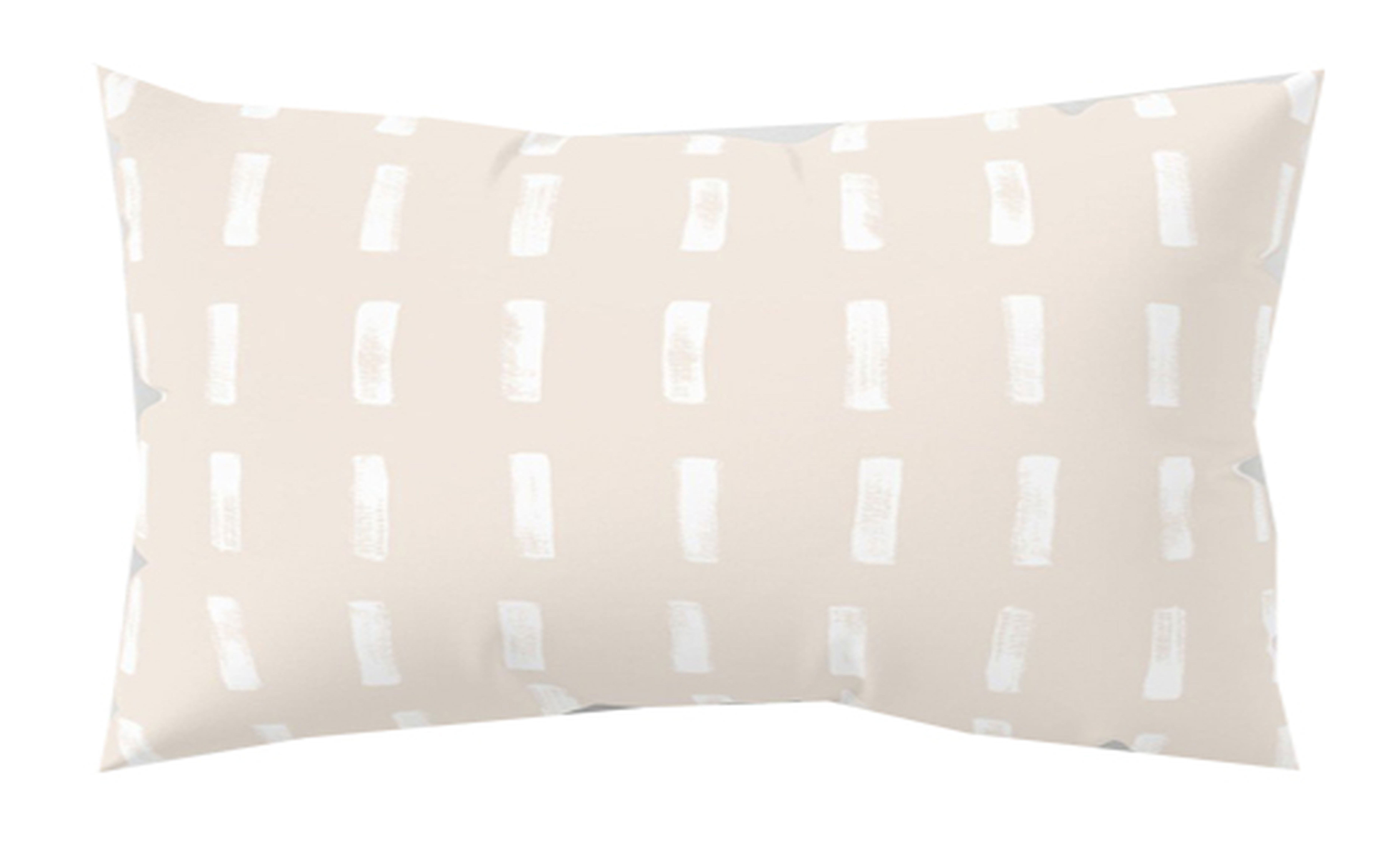 dash blush Rectangular Pillow - 17x12 - Society6