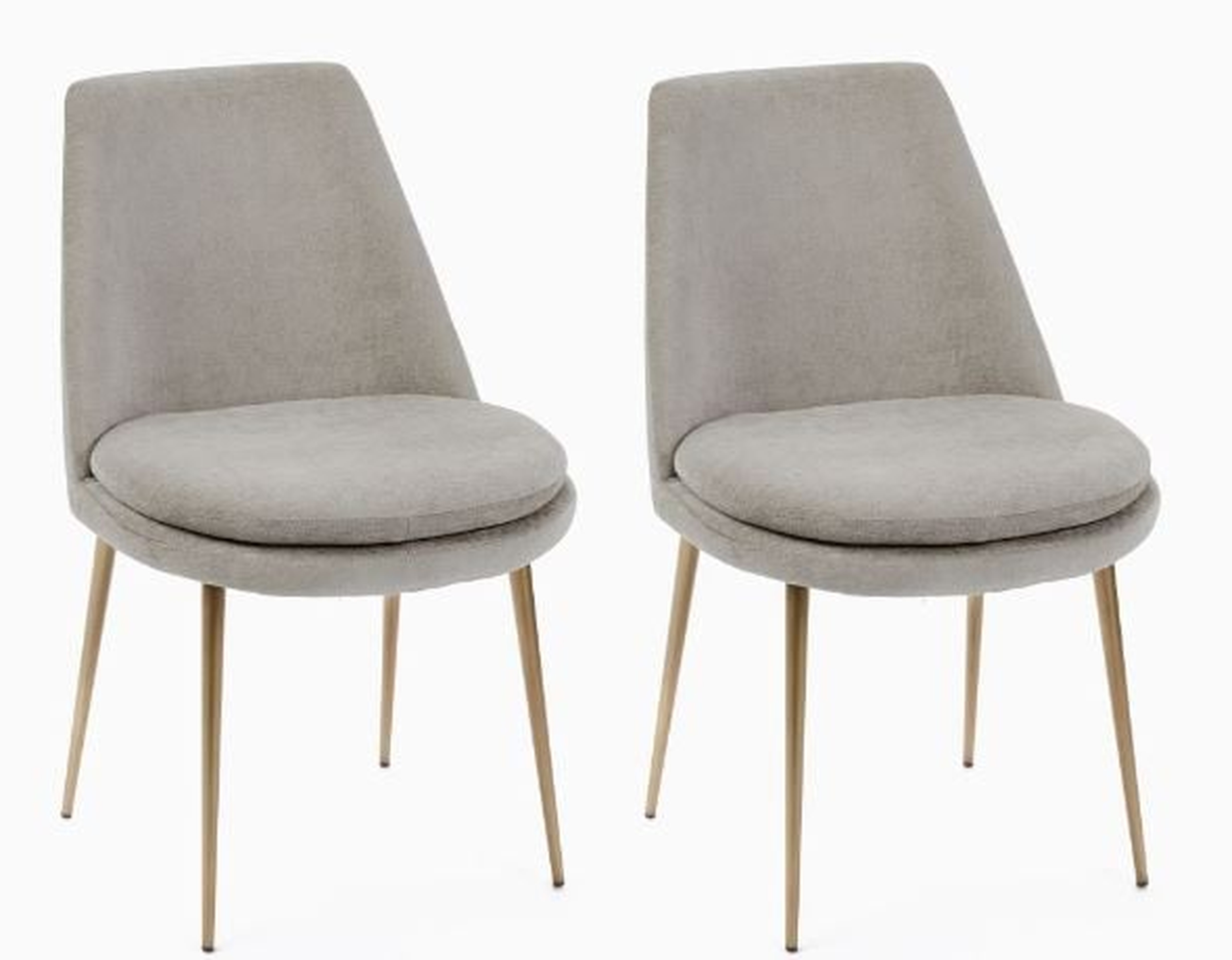 Finley Low-Back Upholstered Dining Chair (Set of 2) - West Elm
