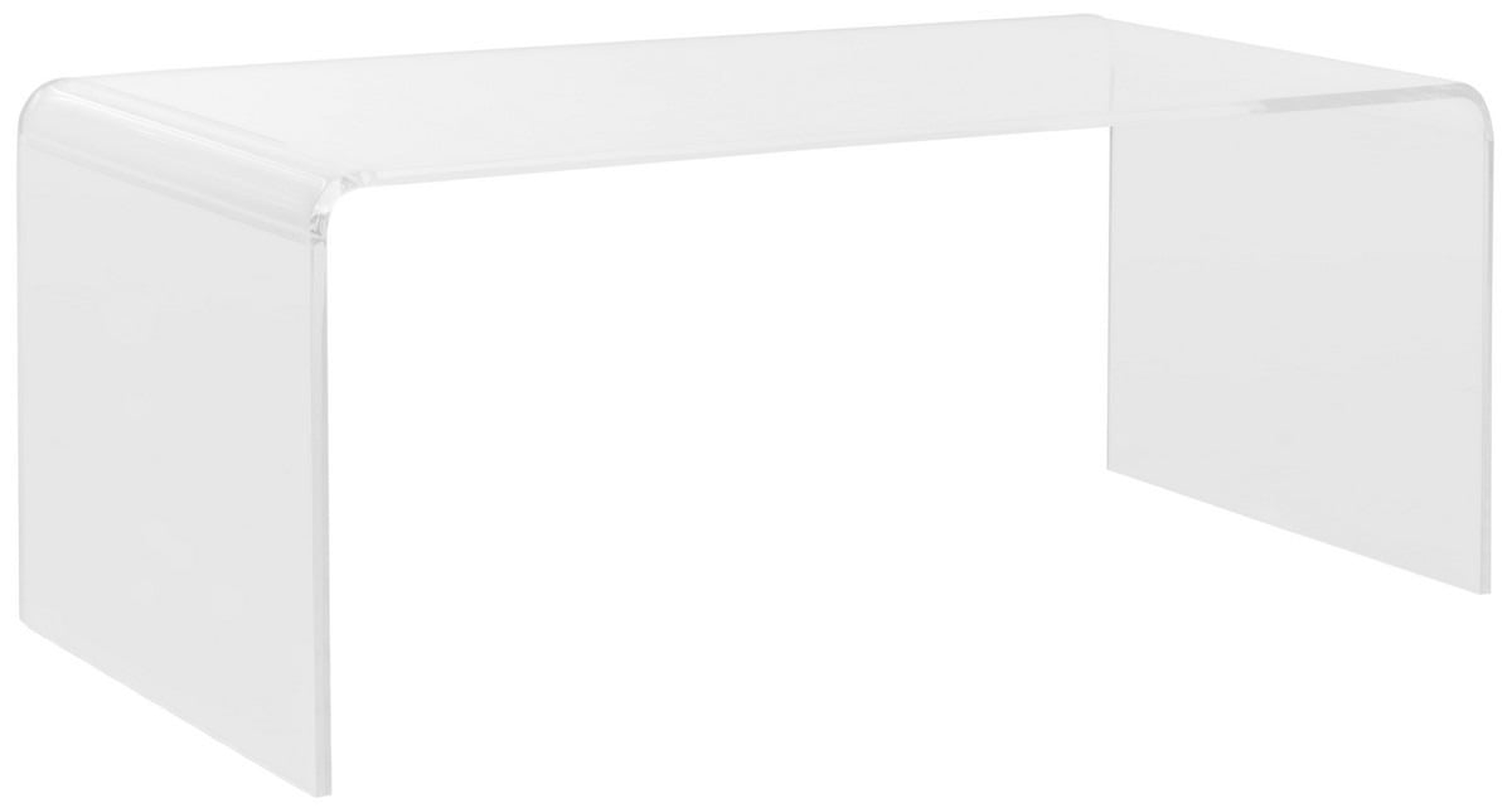Atka Acrylic Coffee Table - Clear - Safavieh - Safavieh