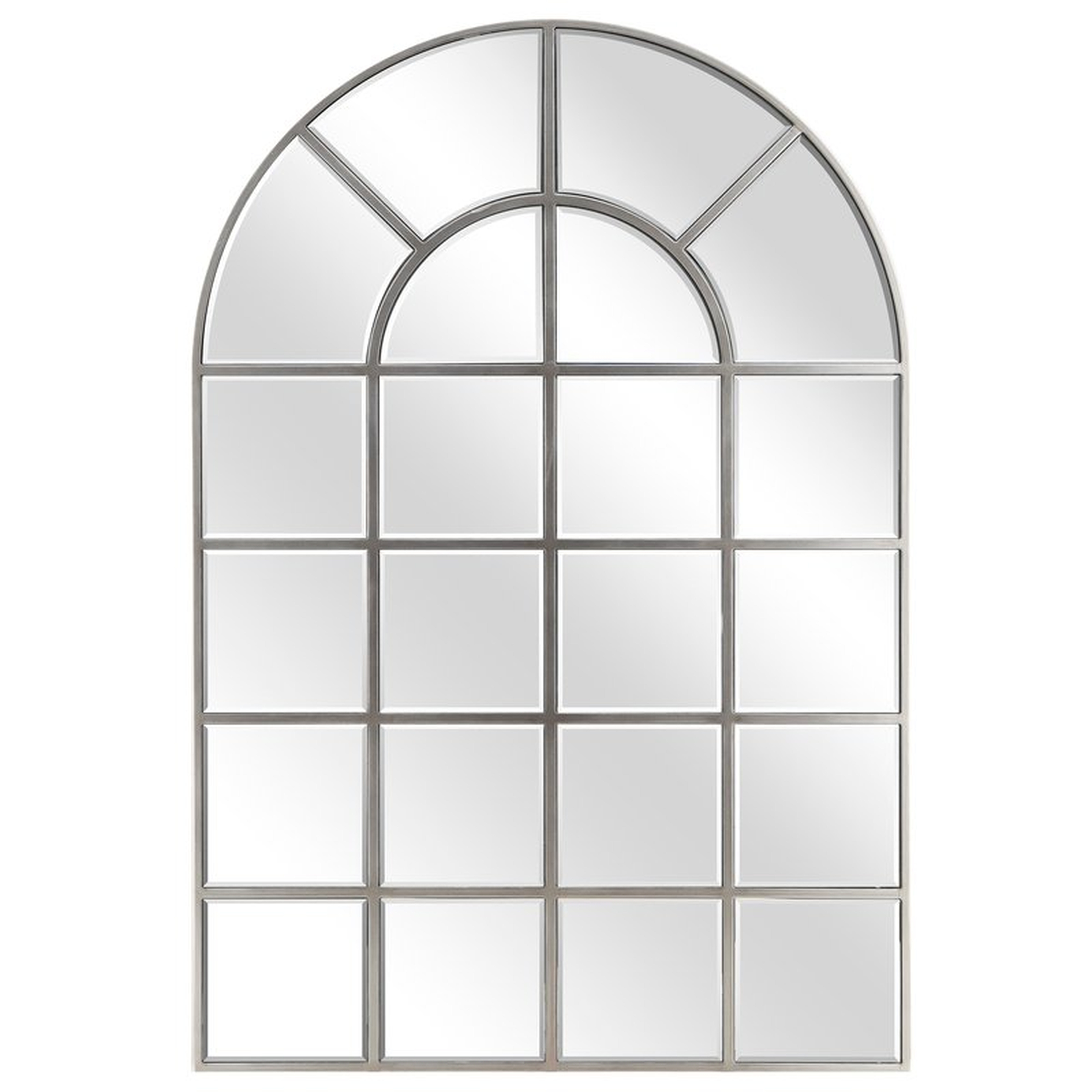 McKenney Arch Window Pane Wall Mirror - Wayfair