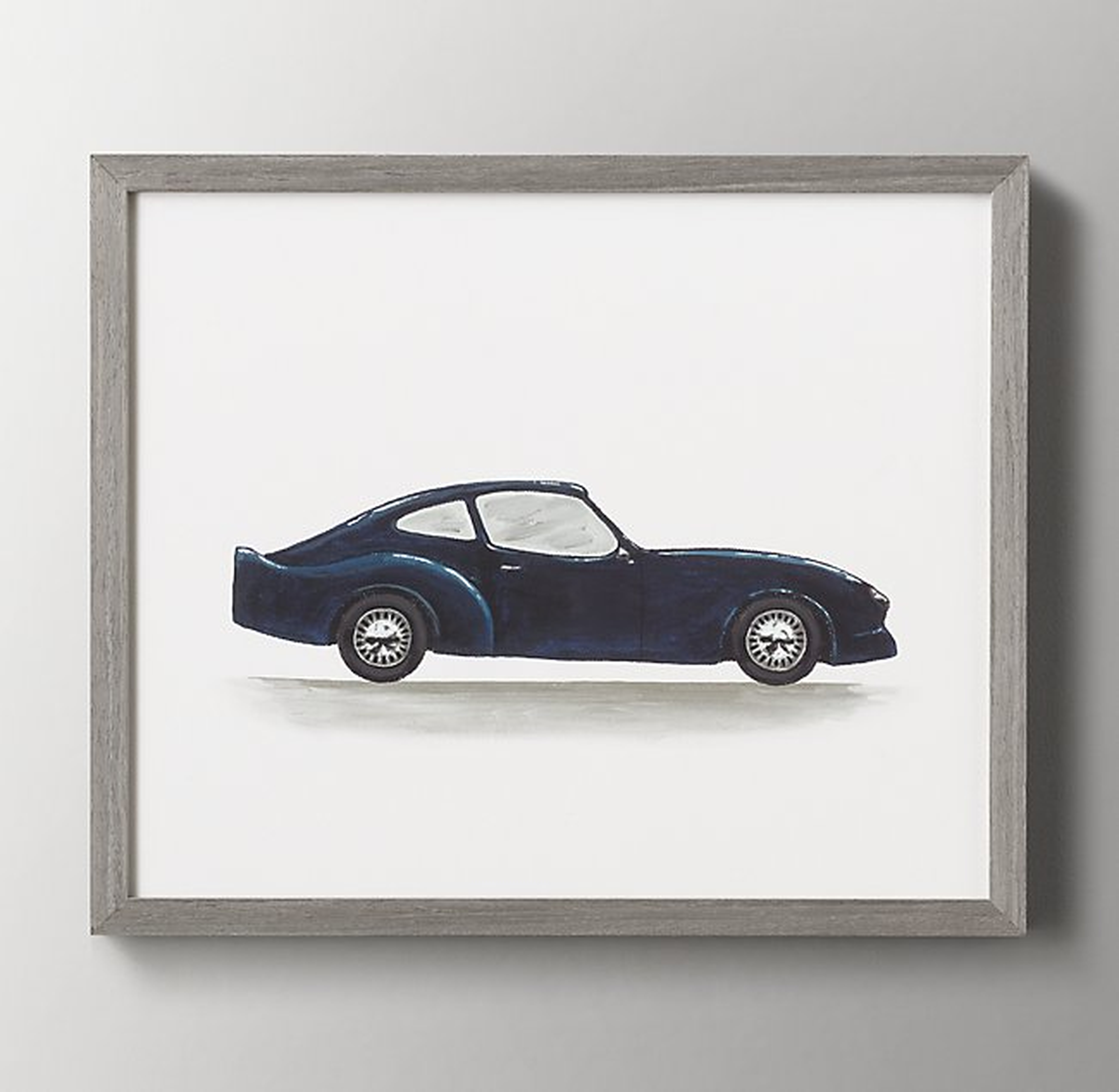 WATERCOLOR VINTAGE VEHICLE ART - SPORTS CAR - RH Baby & Child