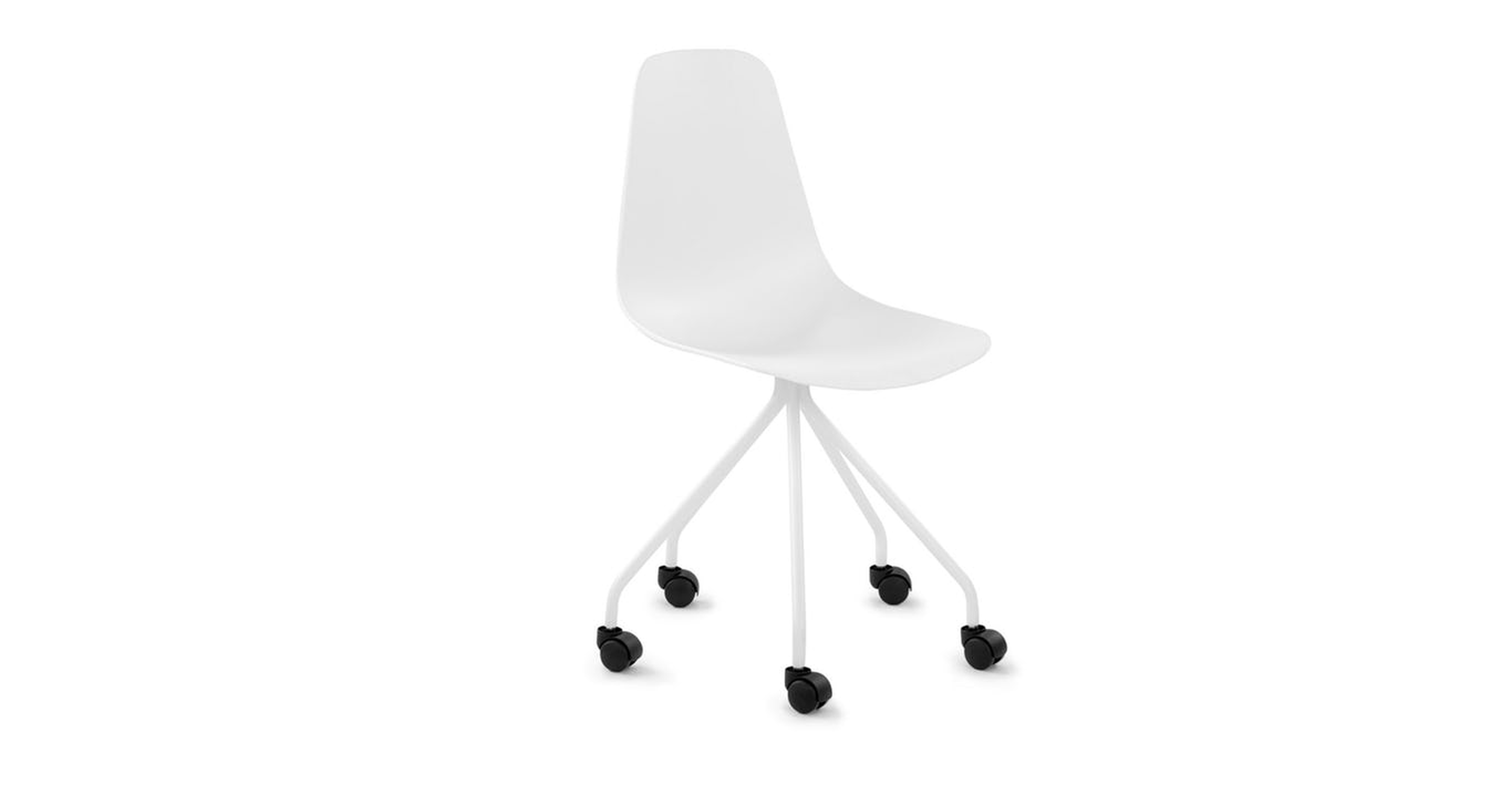 Svelti Pure White Office Chair - Article