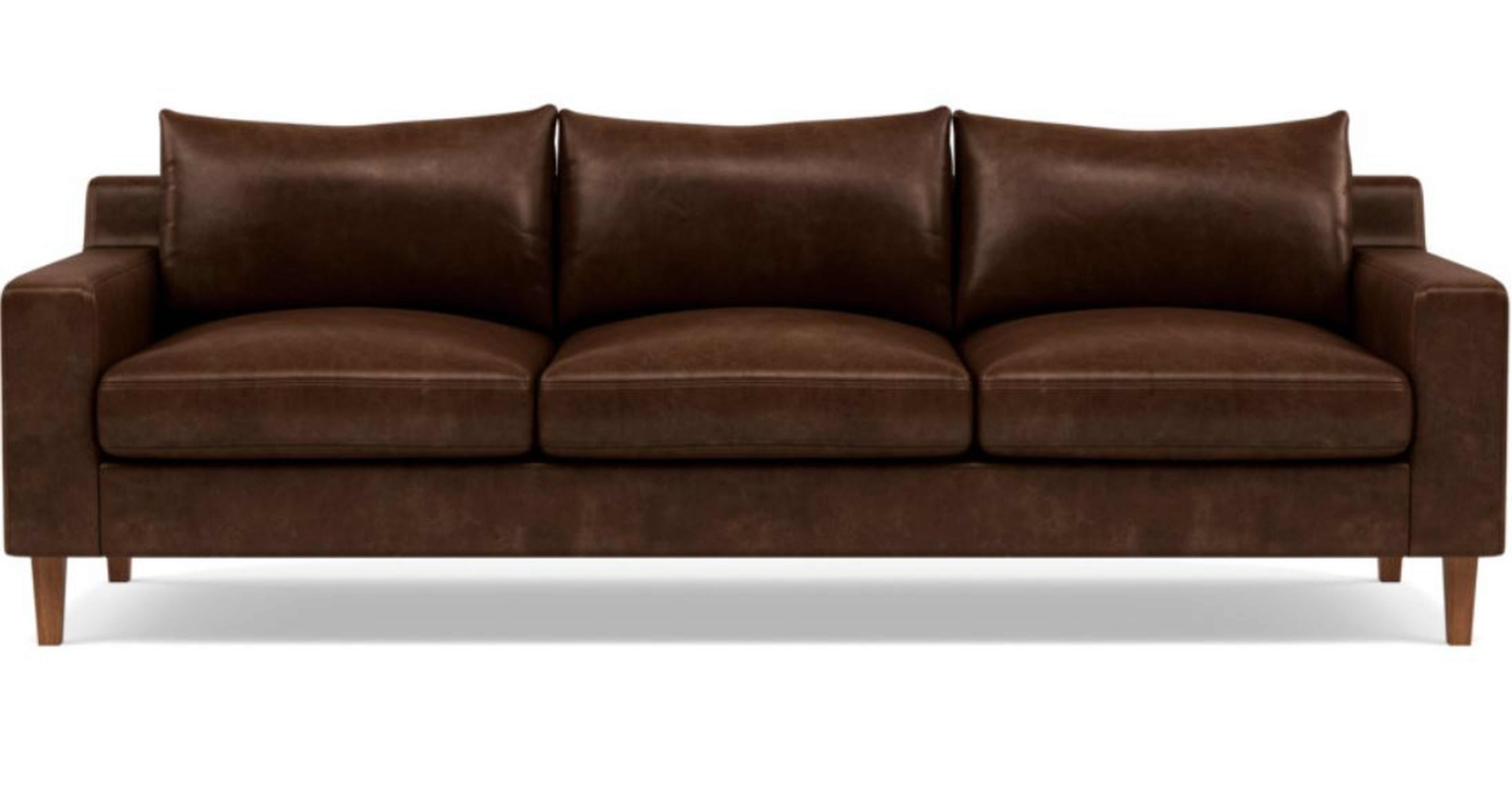 SLOAN LEATHER 3-Seat Leather Sofa - Interior Define