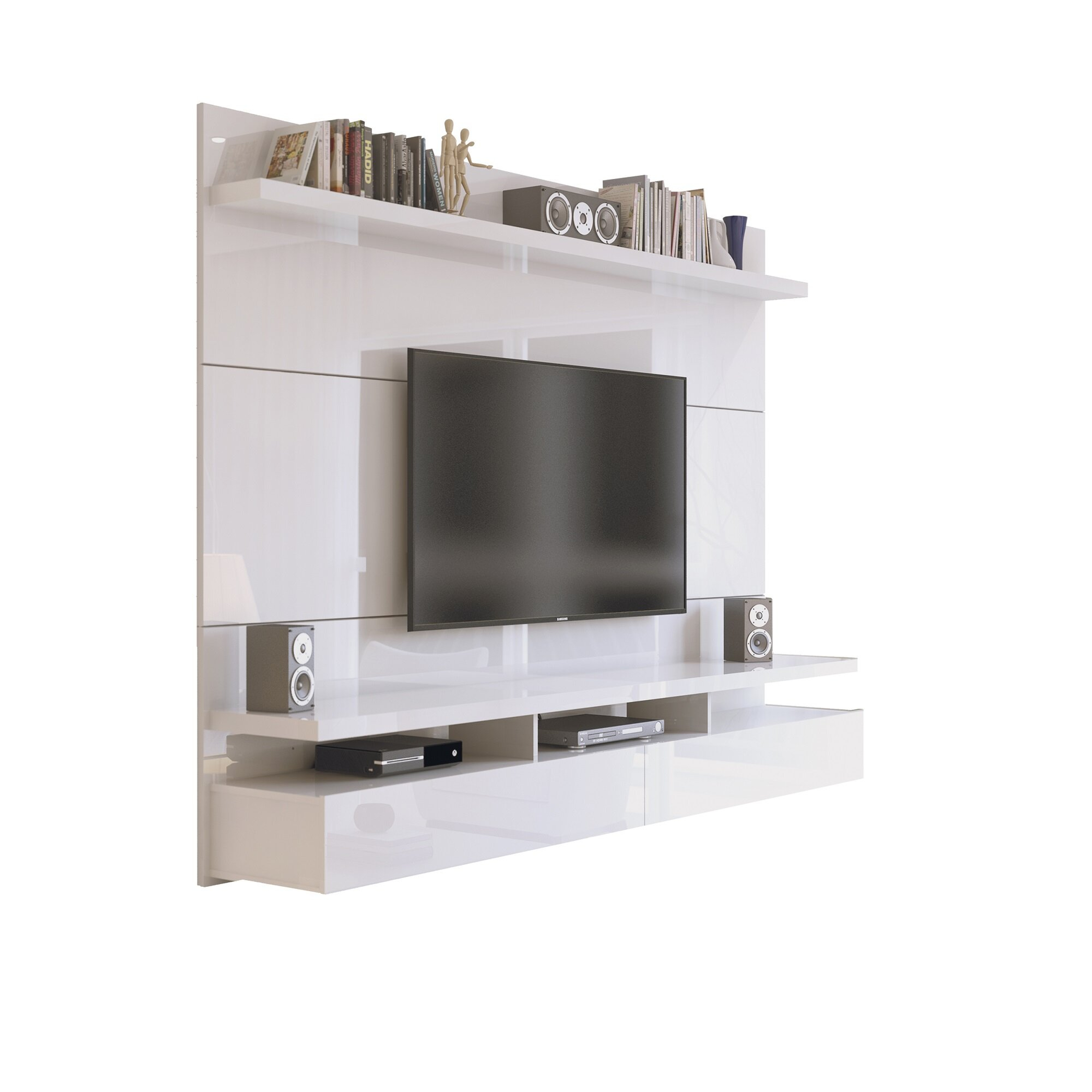 Boone Floating Entertainment Center for TVs up to 70" - Wayfair