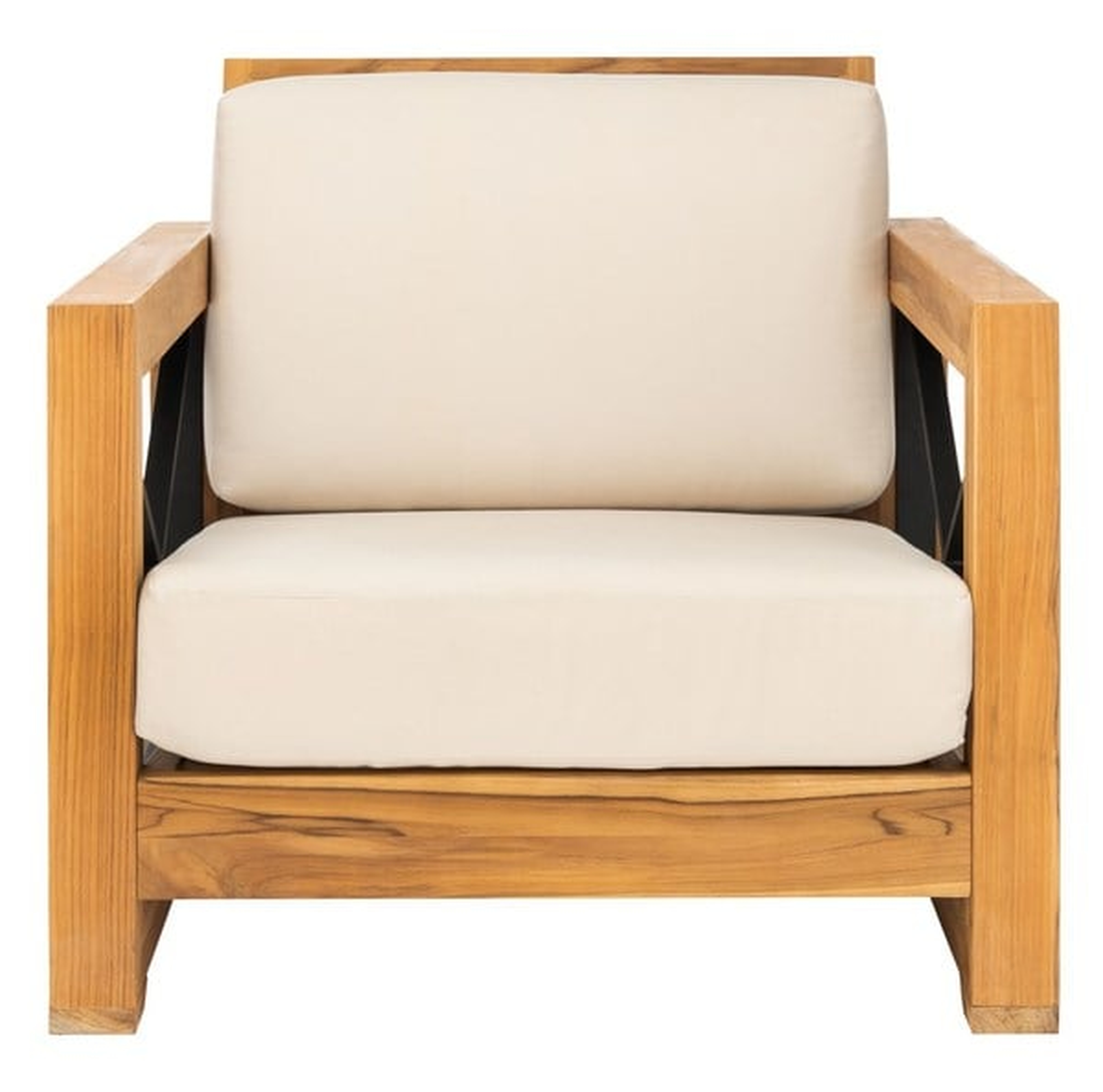 Curacao Outdoor Teak Club Chair - Safavieh