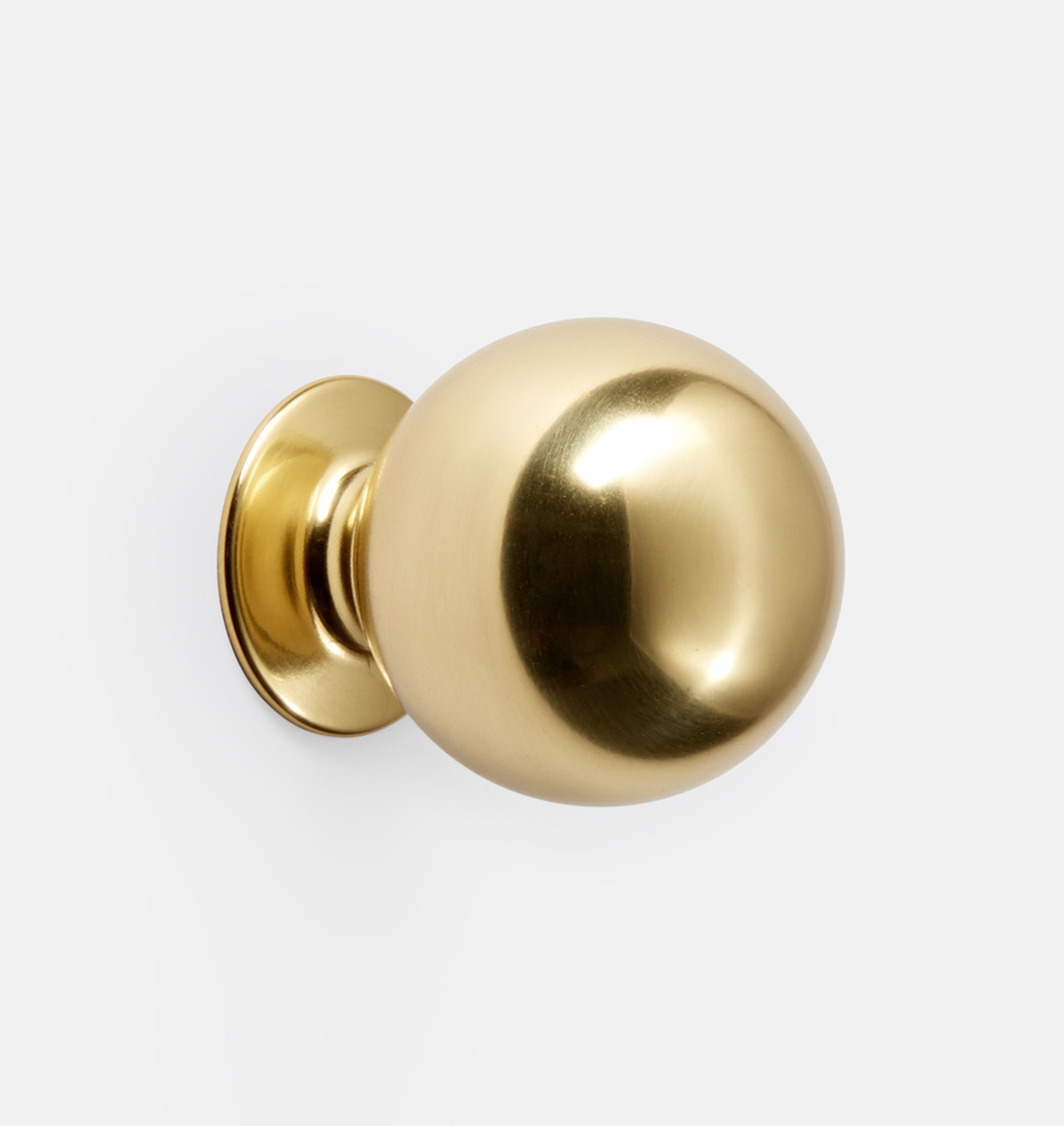 Ball Cabinet Knob - aged brass - Rejuvenation