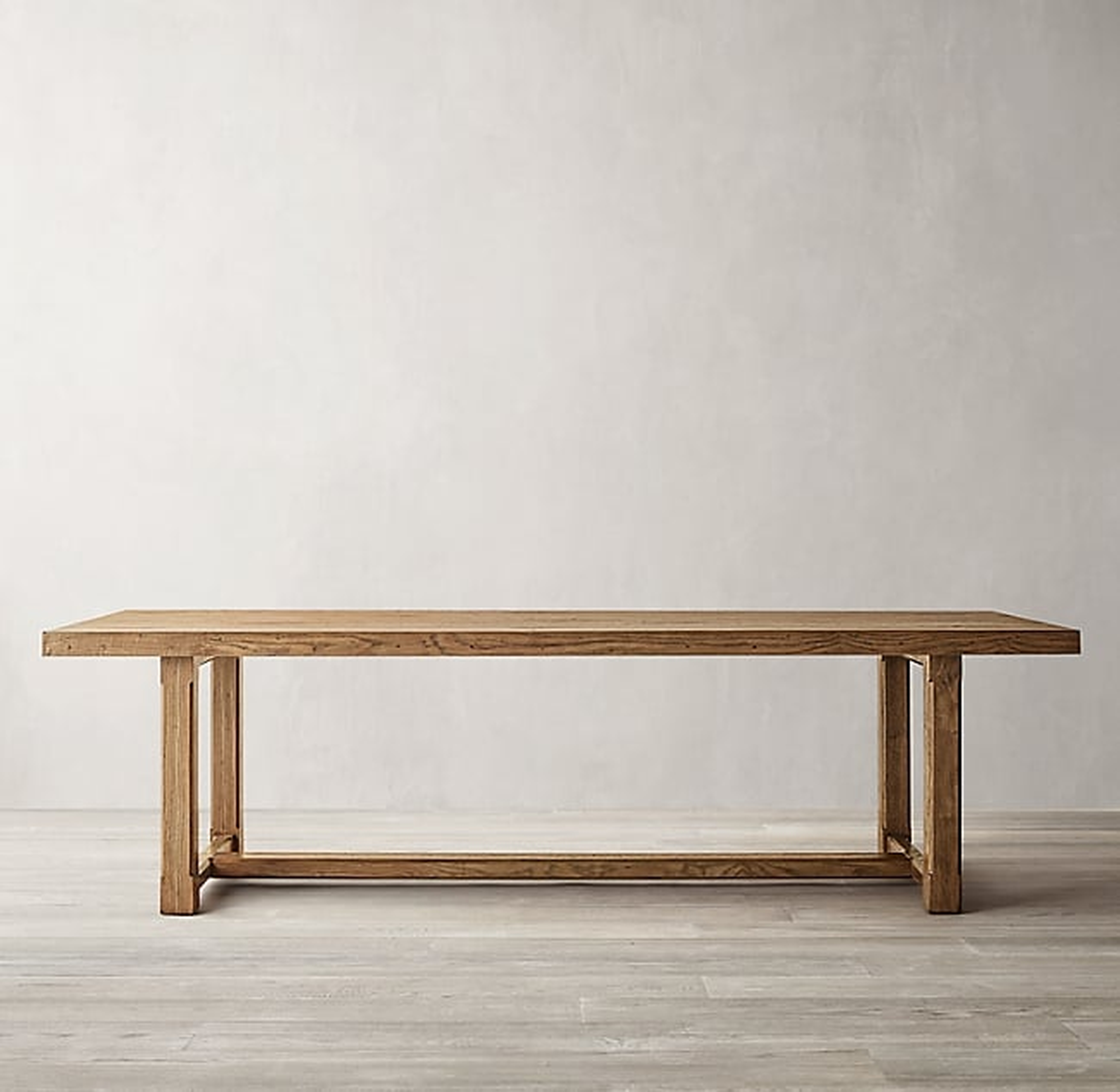 CAYDEN CAMPAIGN RECTANGULAR EXTENSION DINING TABLE - RH