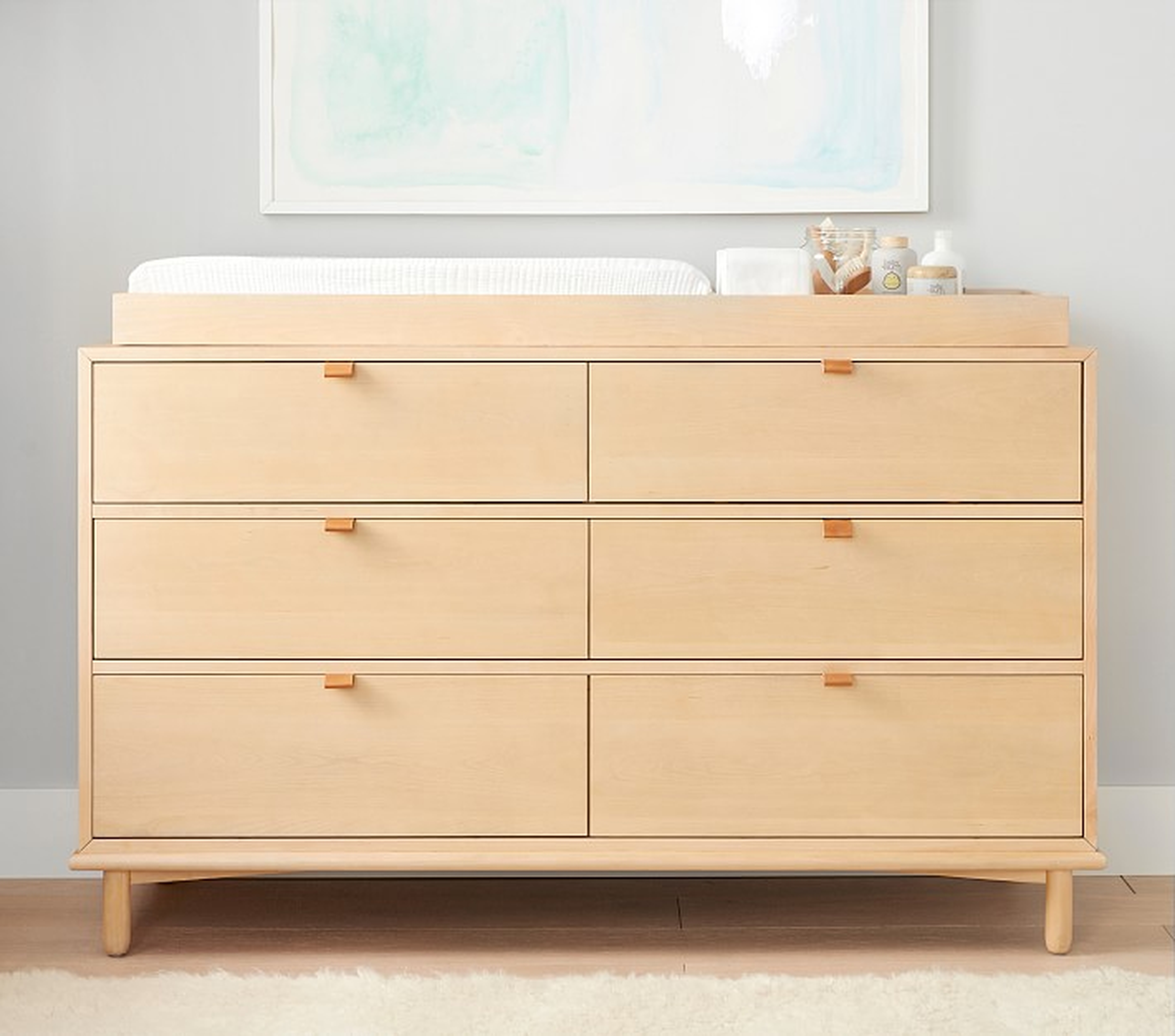 Nash Extra Wide Dresser, Natural, In-Home - Pottery Barn Kids