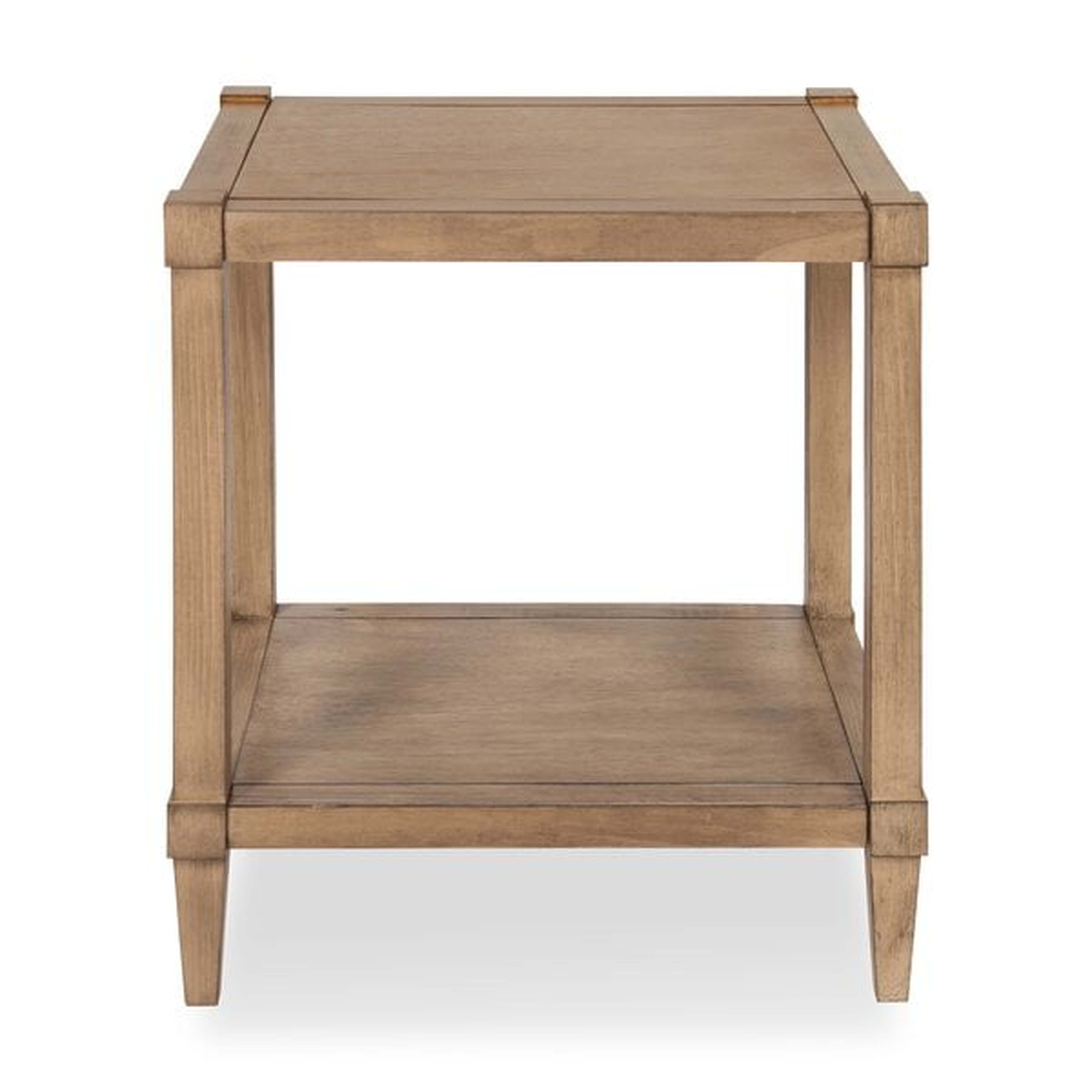 Gretchen Wooden Side Accent End Table, Light Brown - Wayfair