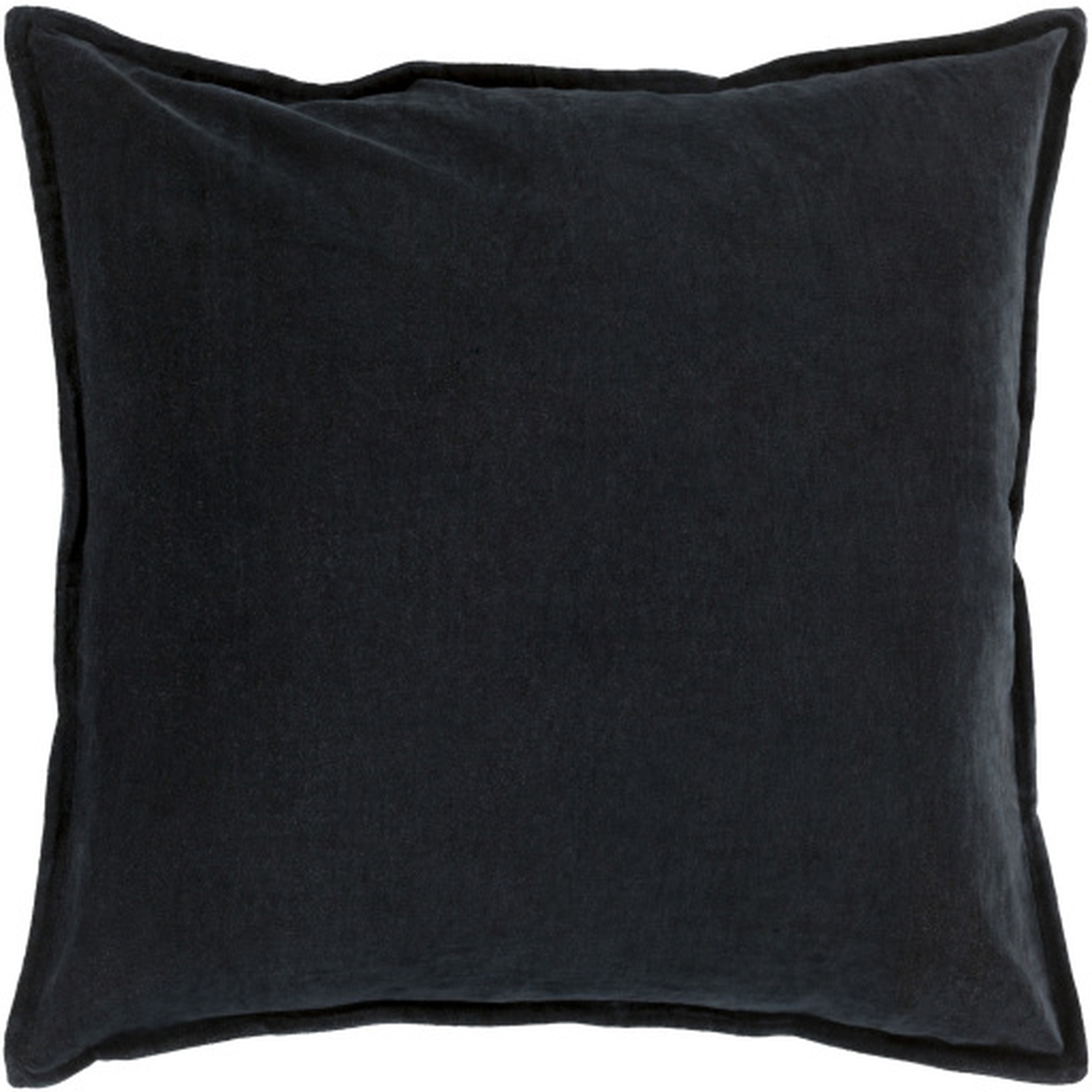 Cotton Velvet Throw Pillow, 20" x 20", with poly insert - Surya