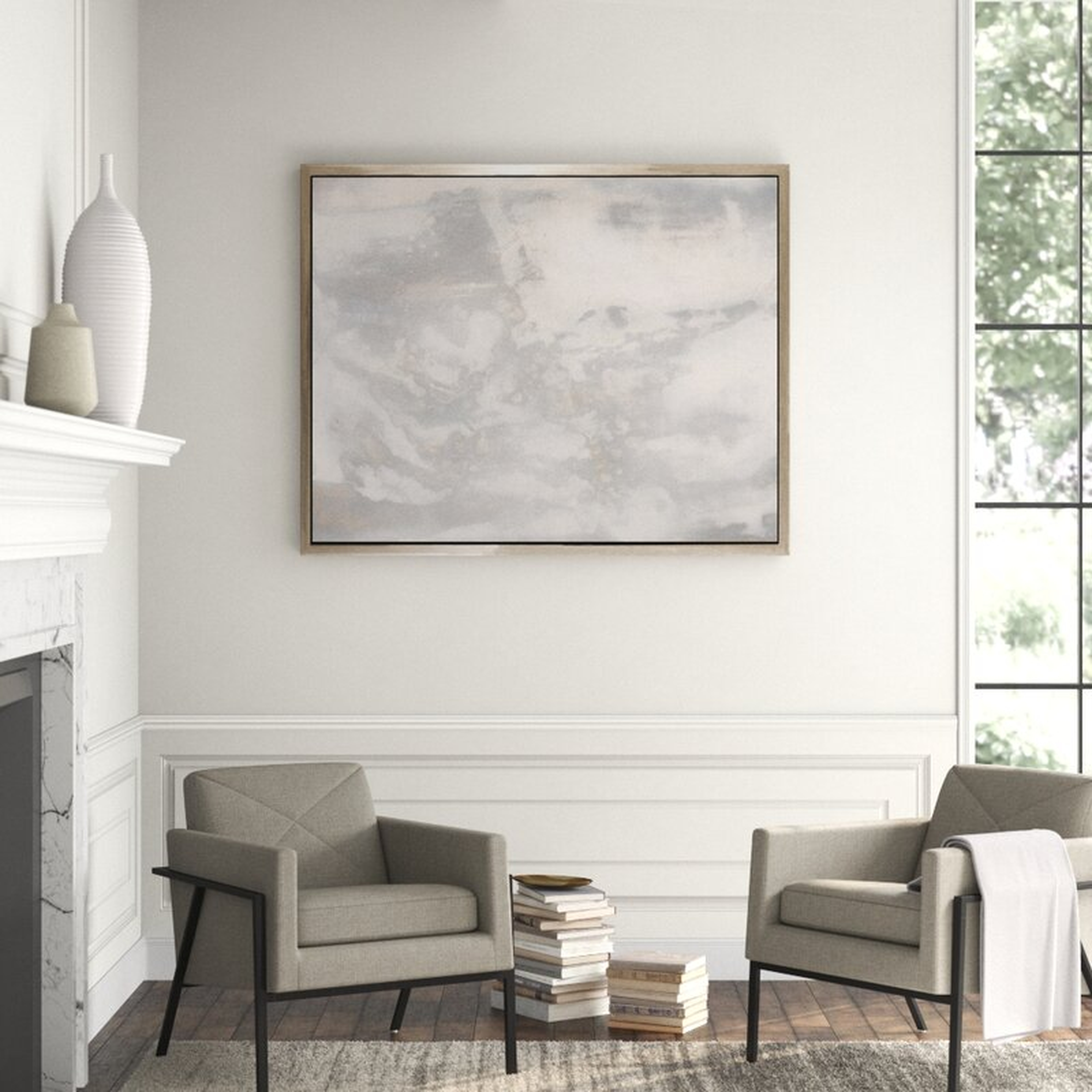 CHC Art, Inc. 'Cloud Clearing II' - Floater Frame Painting Print on Canvas - Perigold