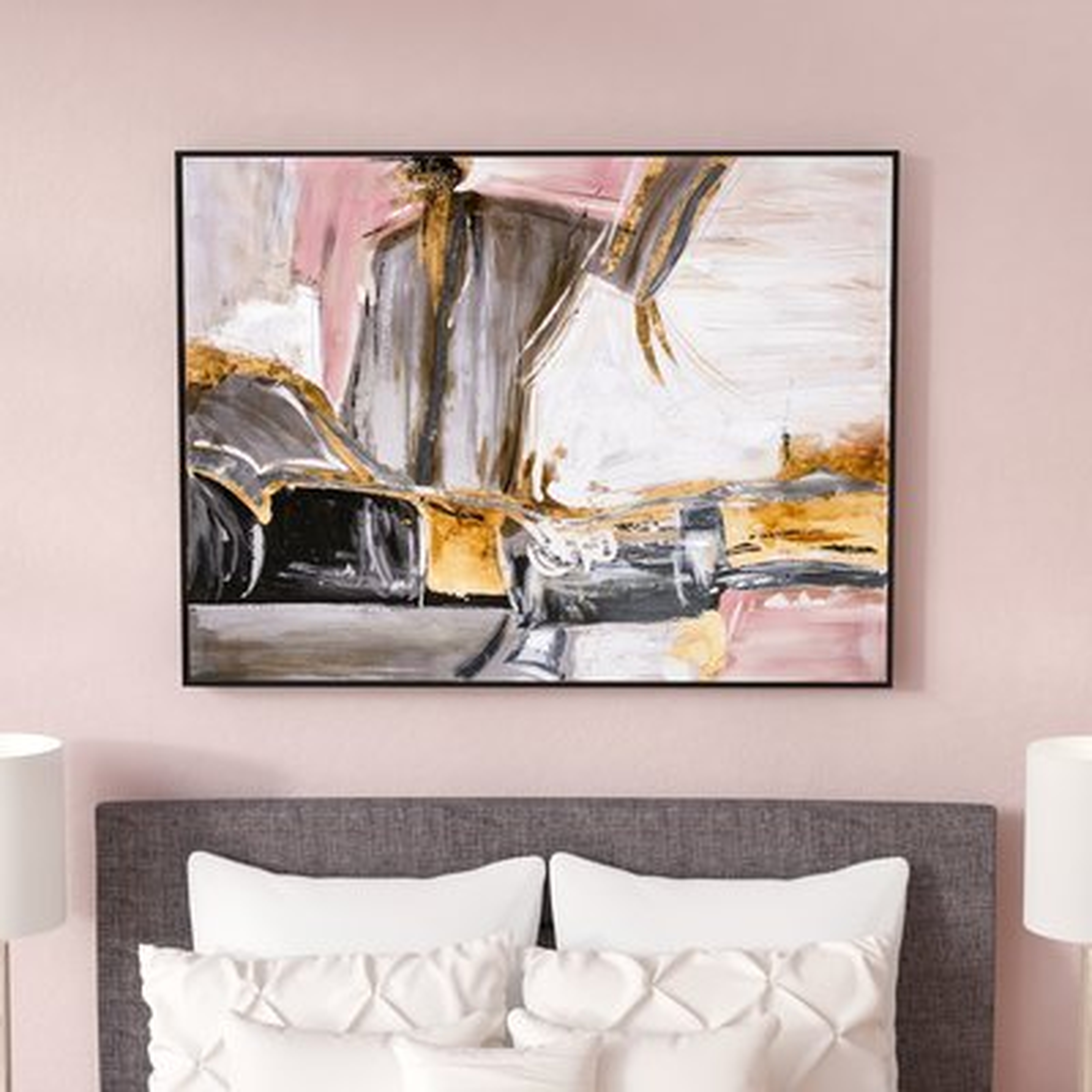 'Eccentric Thoughts' Framed Painting Print on Canvas - Wayfair