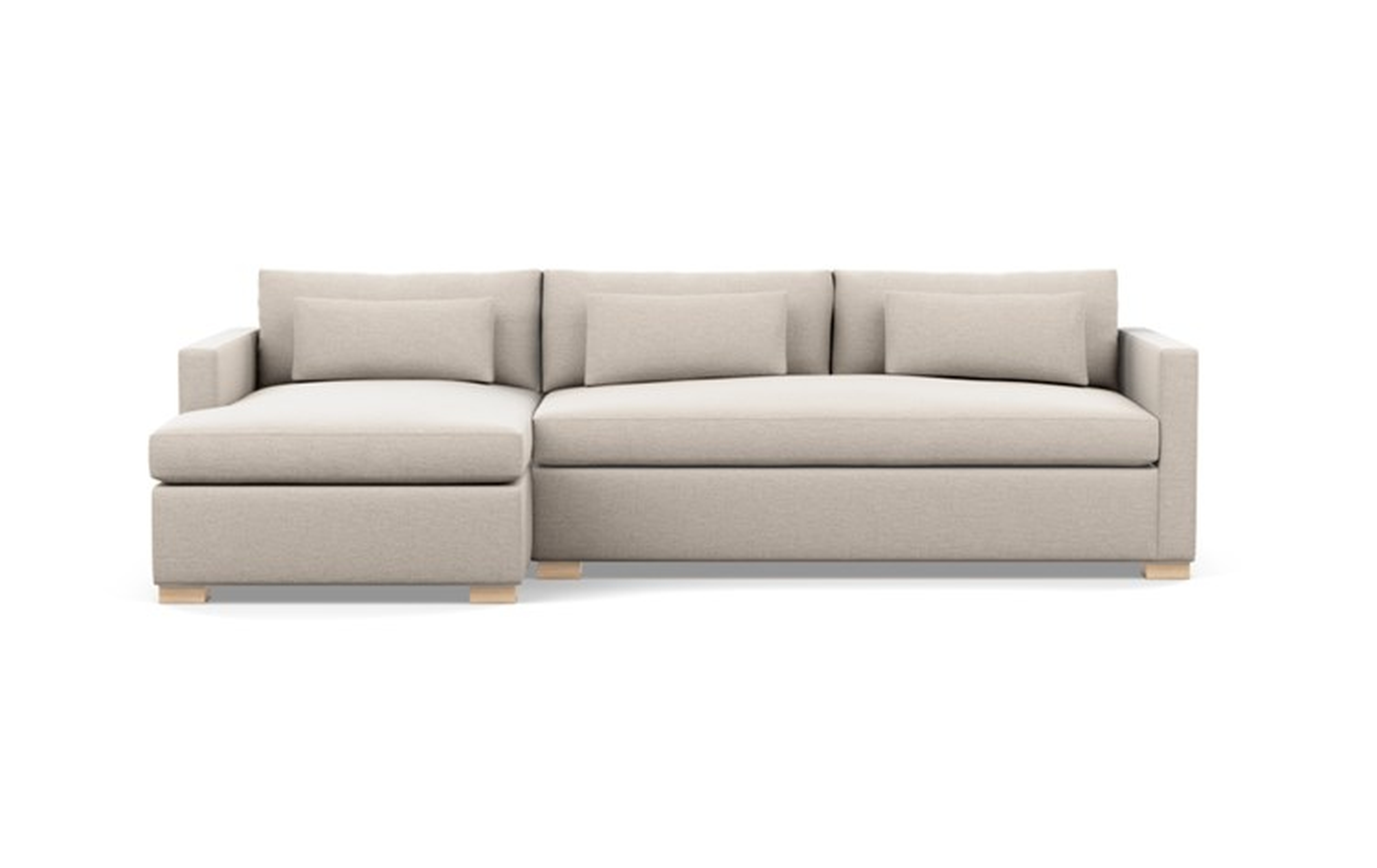 CHARLY SLEEPER-Sleeper Sectional Sofa with Left 73" Chaise - Interior Define