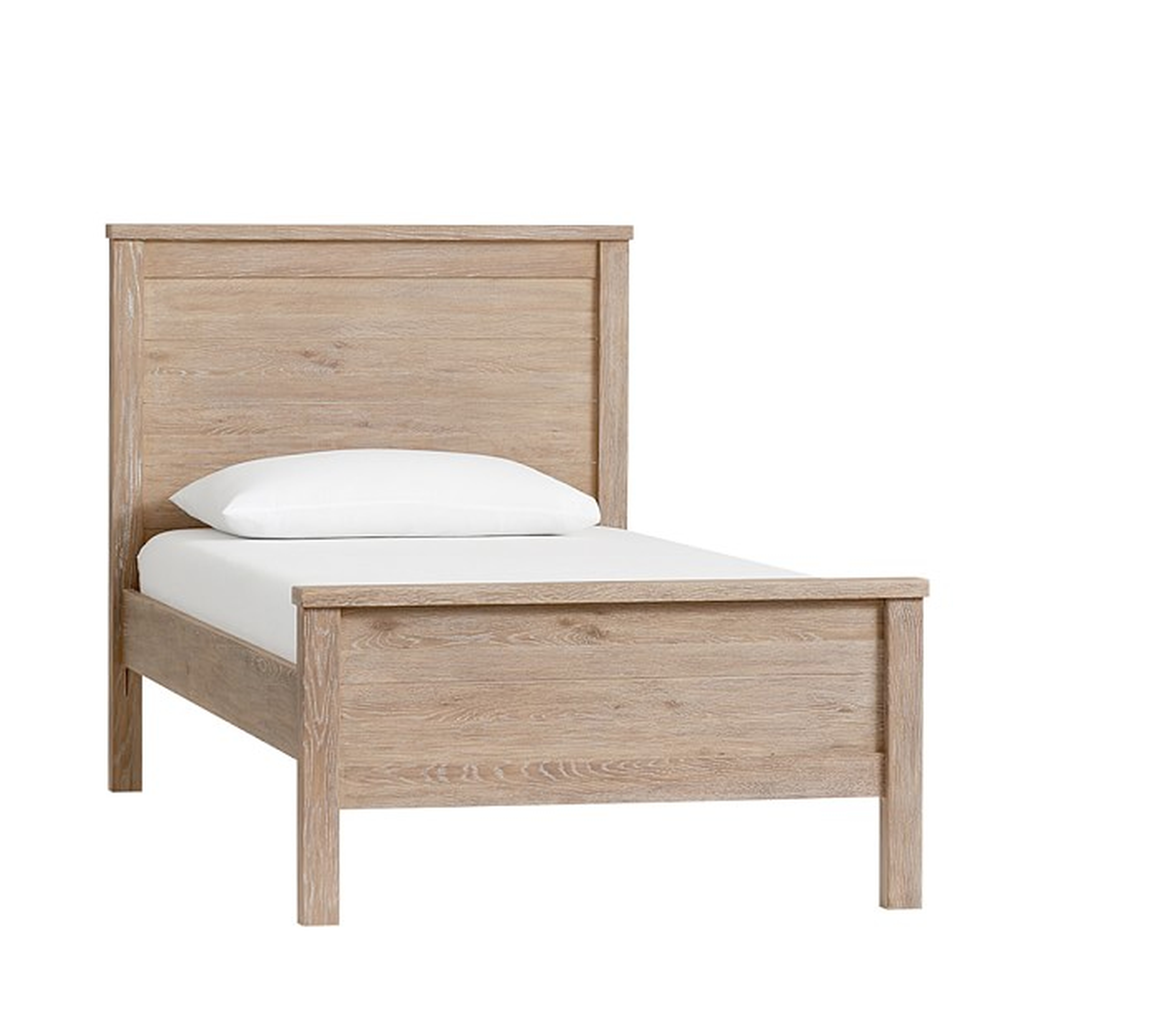 Charlie Low Footboard Bed, Twin, Smoked Gray, In-Home Delivery - Pottery Barn Kids