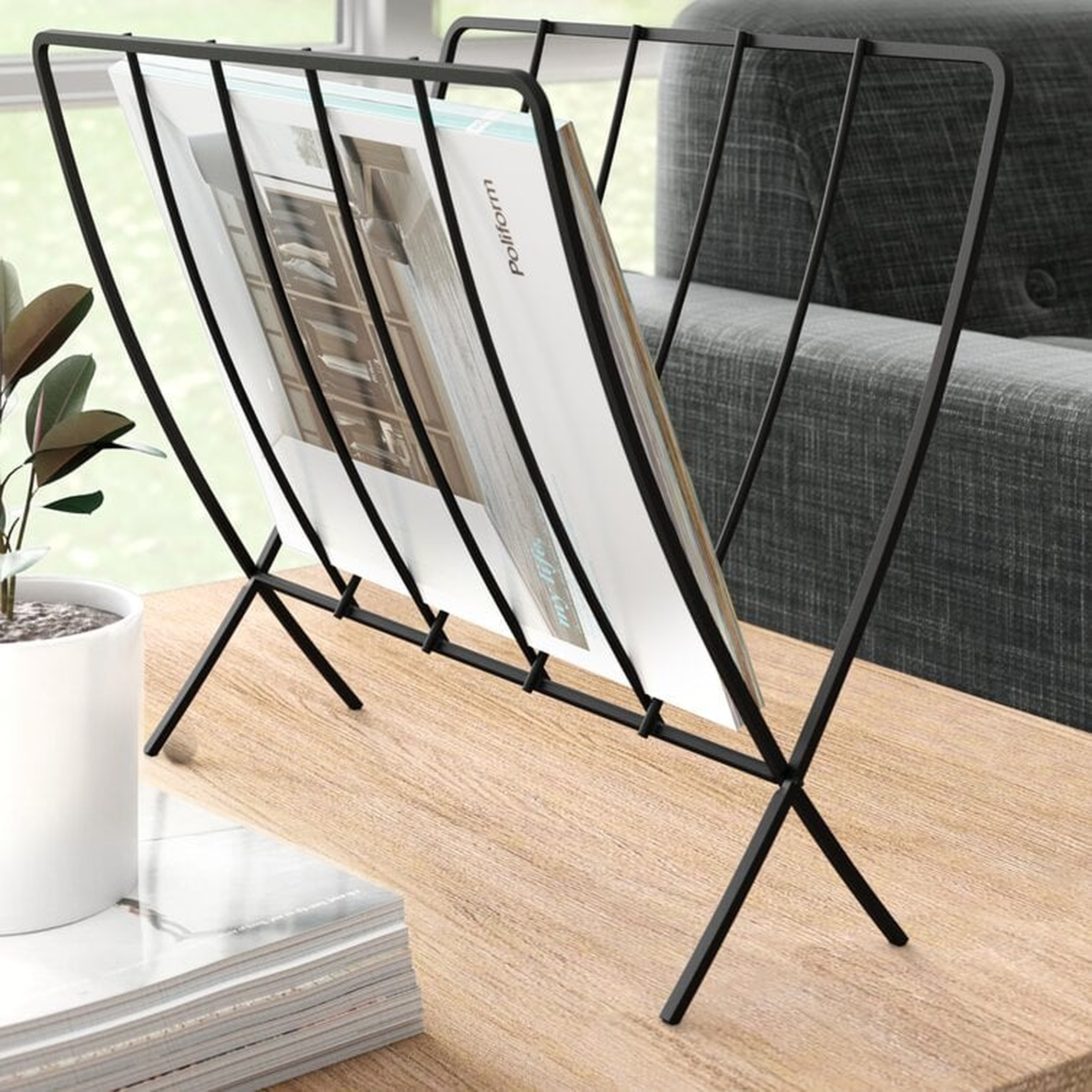 Sariyha Folding Magazine Rack - Wayfair