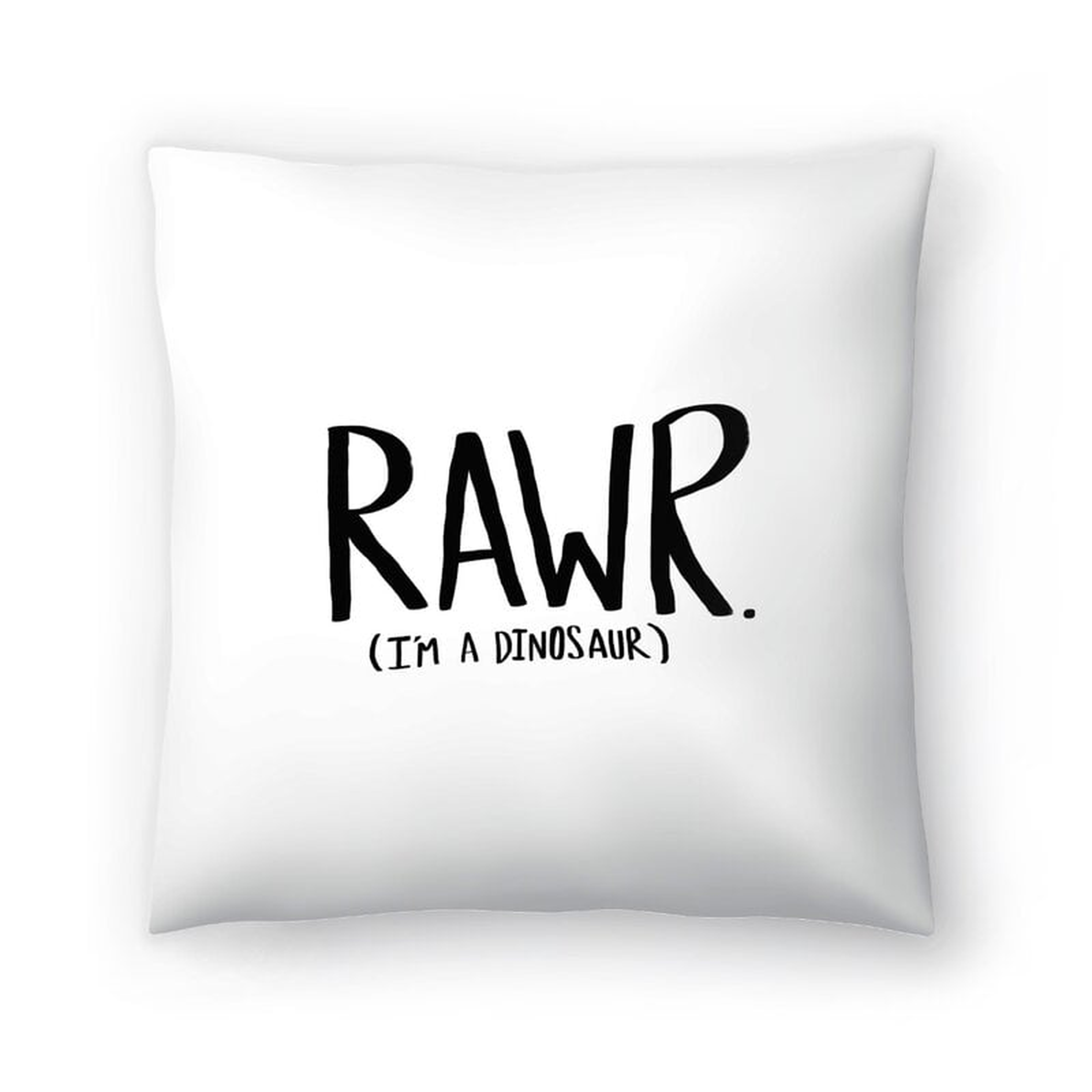 Rawr Im A Dinosaur Throw Pillow - Wayfair