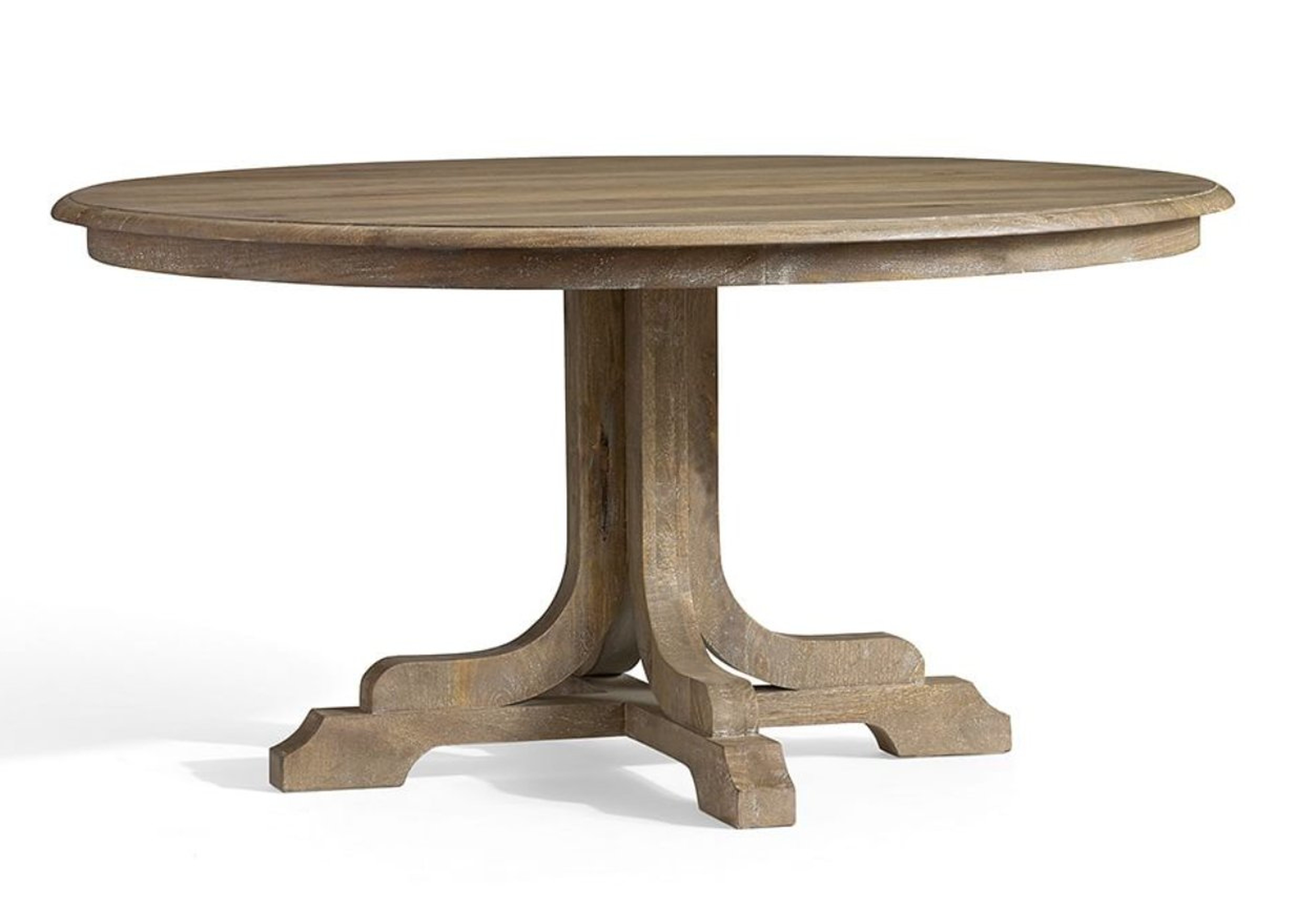 Linden Round Pedestal Dining Table 60" - Pottery Barn
