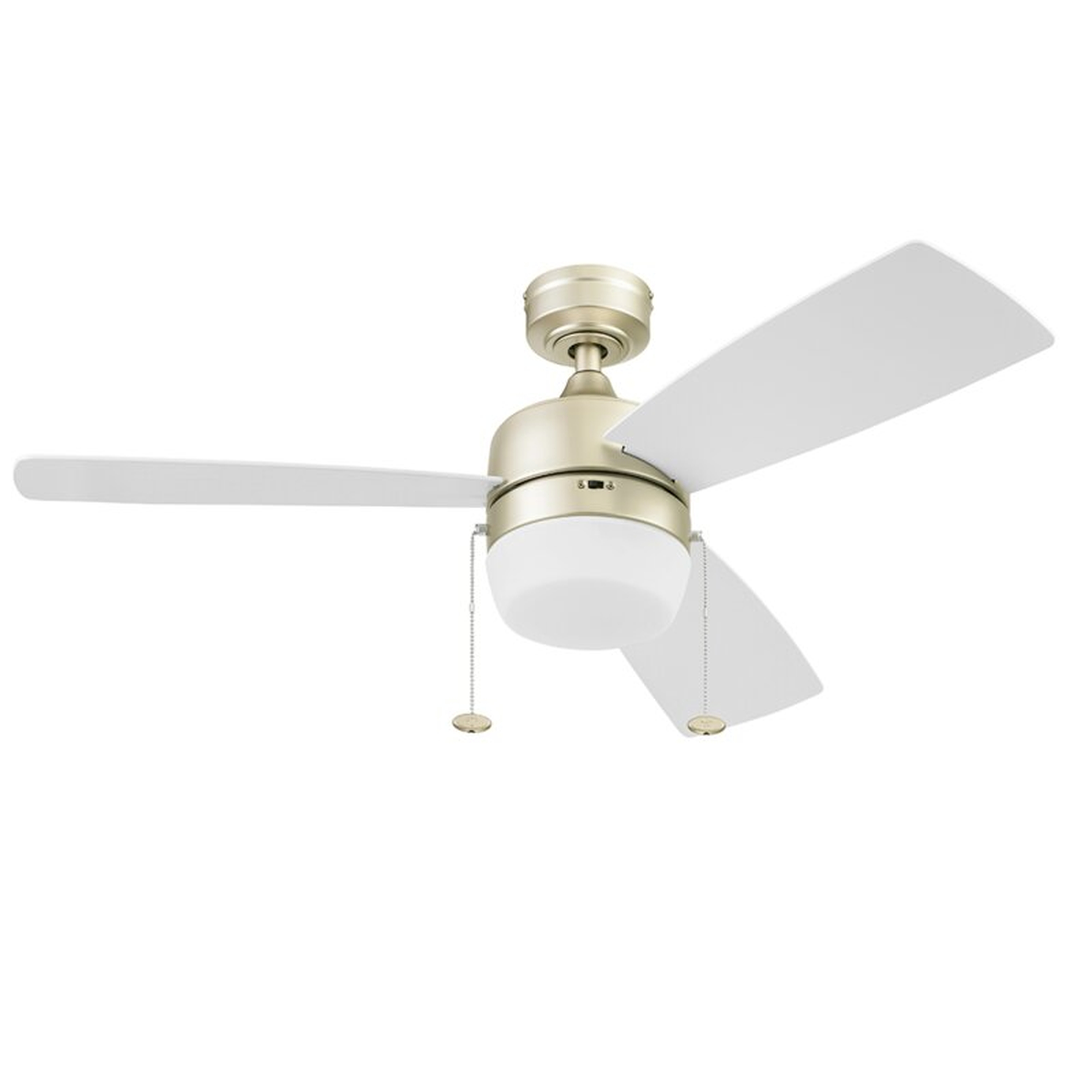 44'' Barcadero 3 - Blade LED Propeller Ceiling Fan with Pull Chain and Light Kit Included - Wayfair