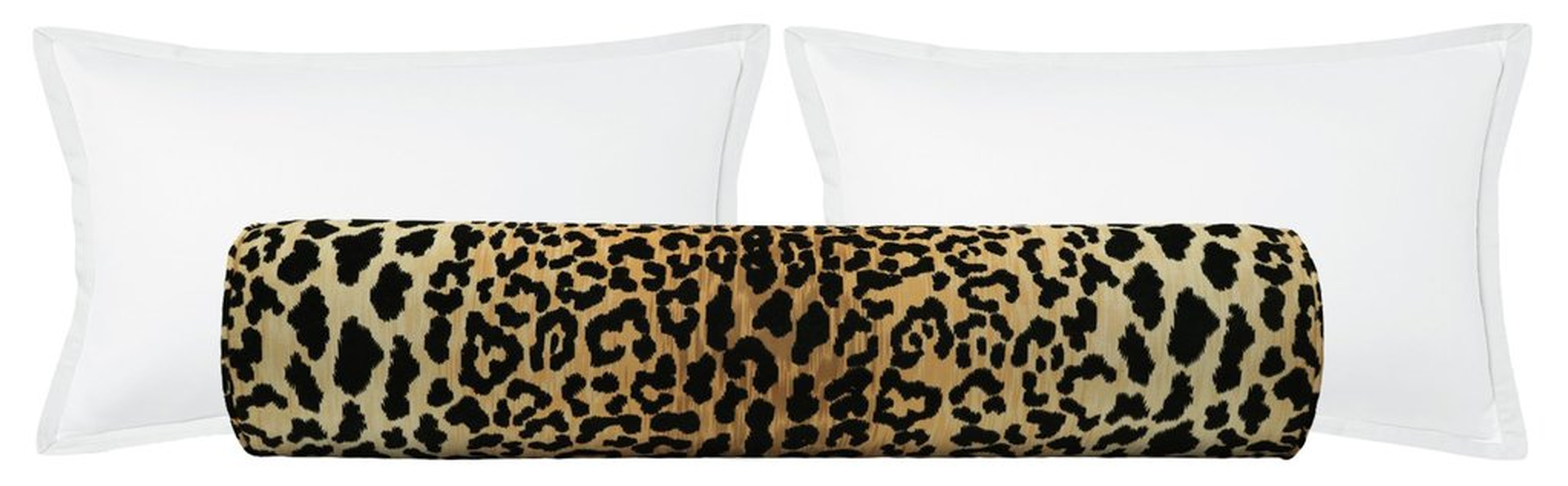 The Bolster :: Leopard Velvet - Little Design Company