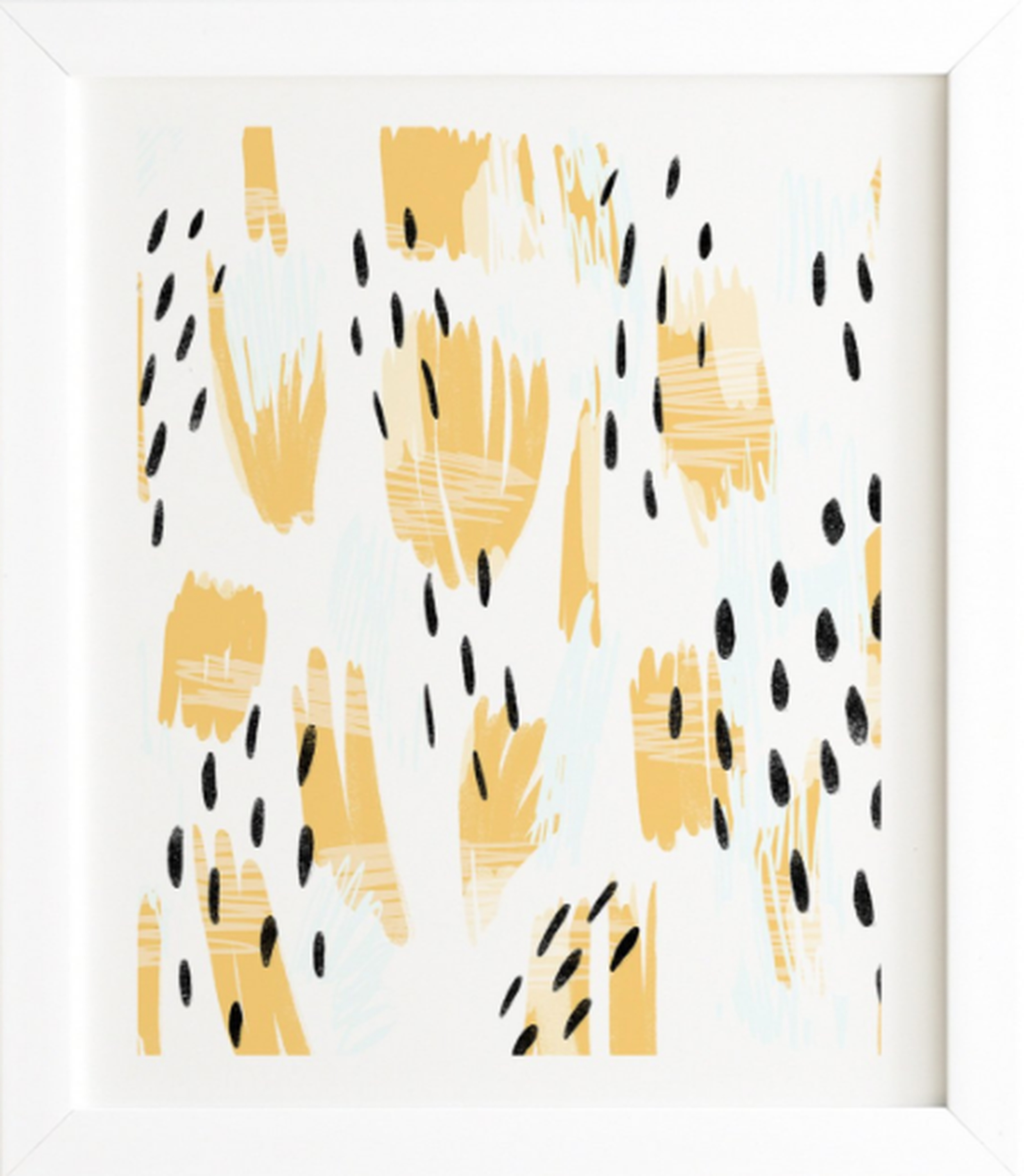 PAIGE BOLD ABSTRACT White Framed Wall Art - Wander Print Co.