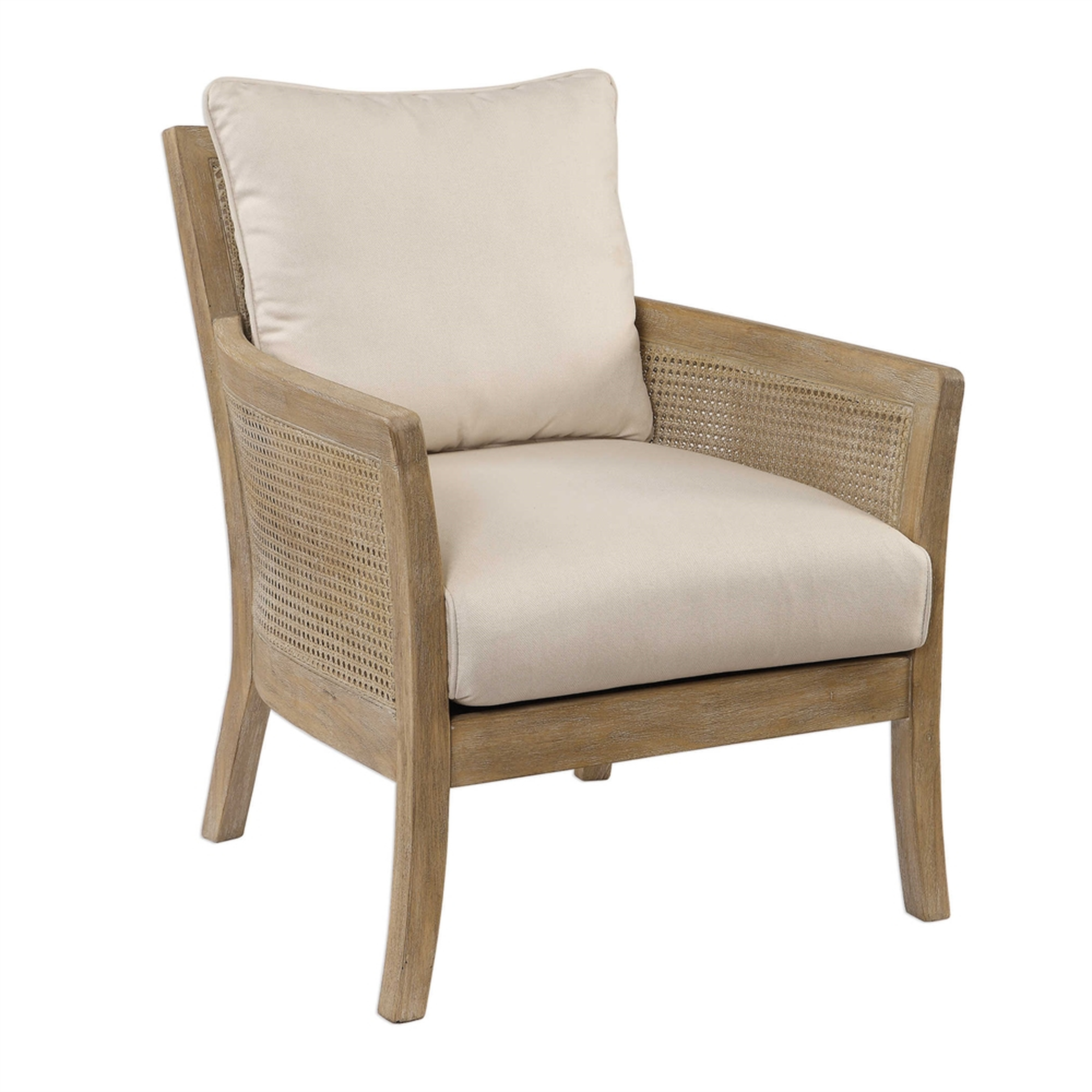 Encore Cane Armchair, Natural - Hudsonhill Foundry