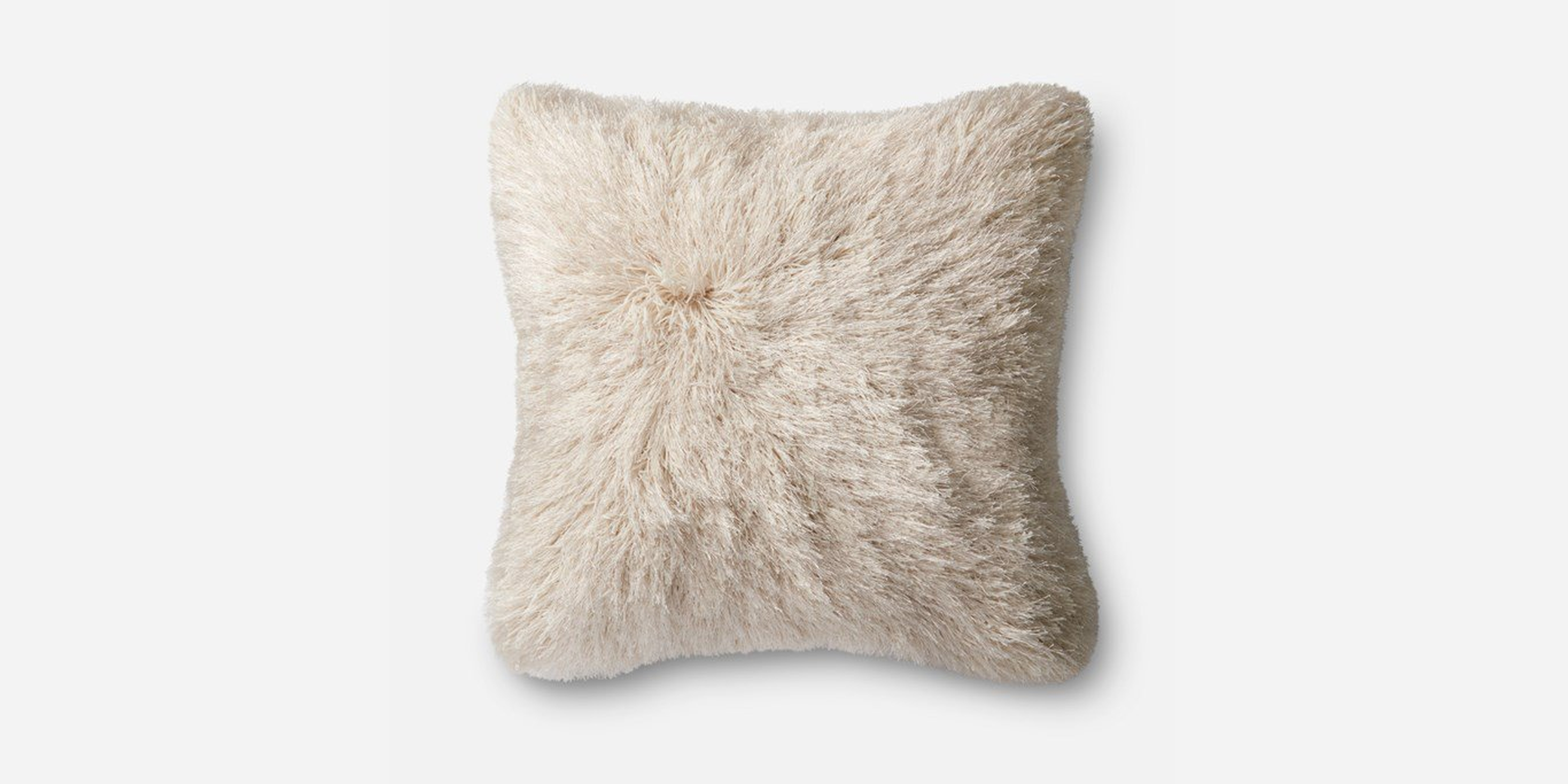 P0245 Ivory Pillow - With Insert - Loloi Rugs