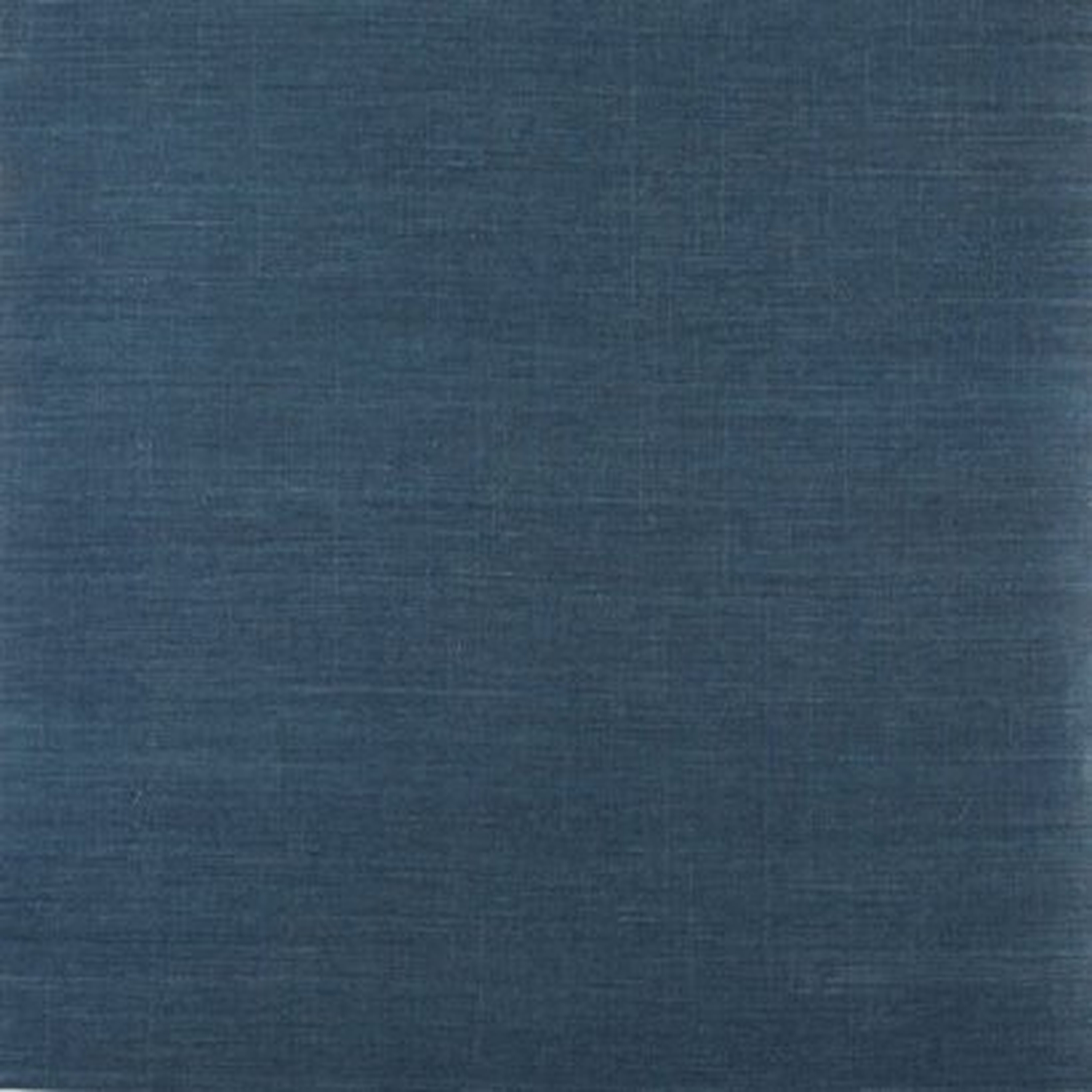 Sisal Grasscloth Wallpaper, Blue, Double Roll - York Wallcoverings
