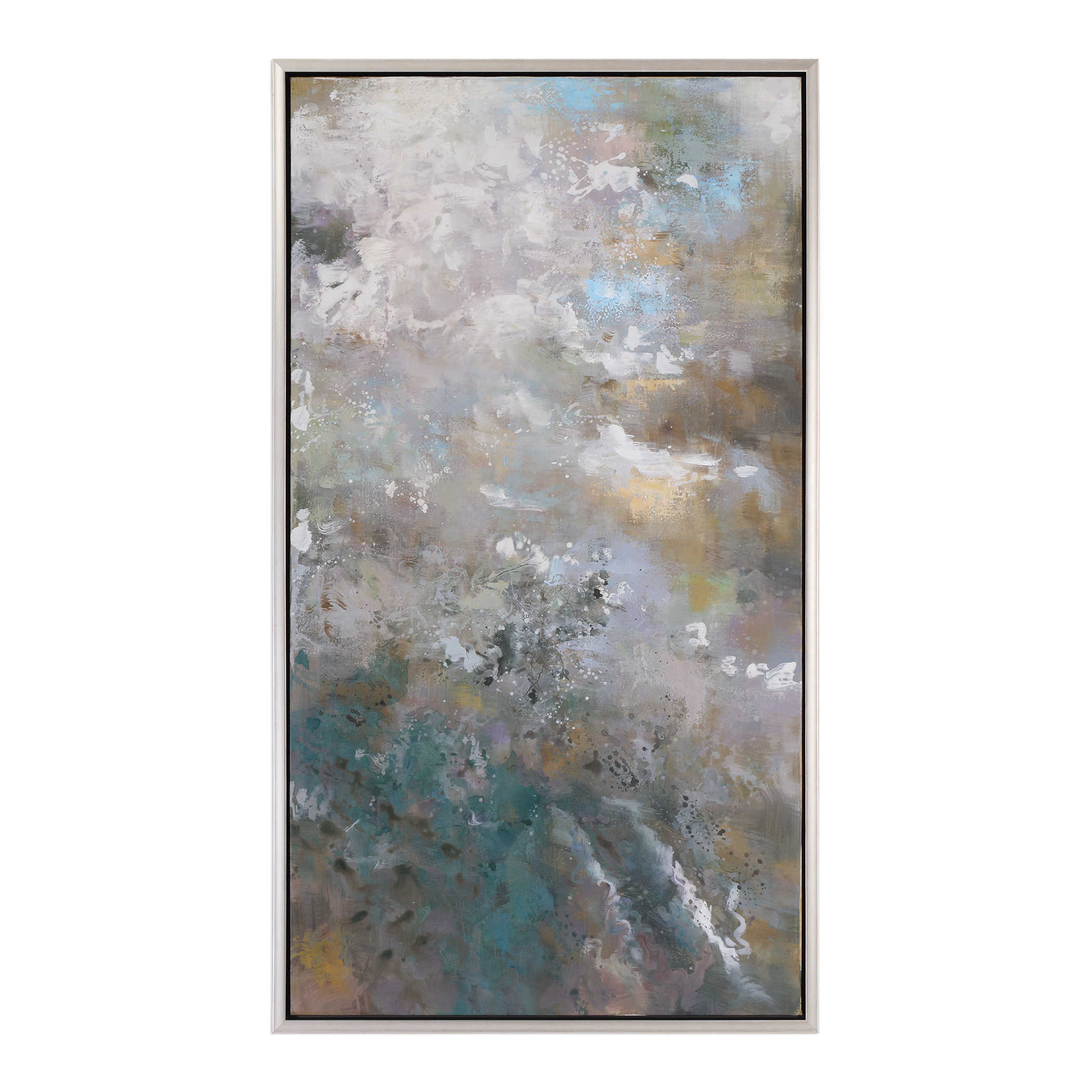 Roaring Thunder Hand Painted Canvas, 27" x 50" - Hudsonhill Foundry