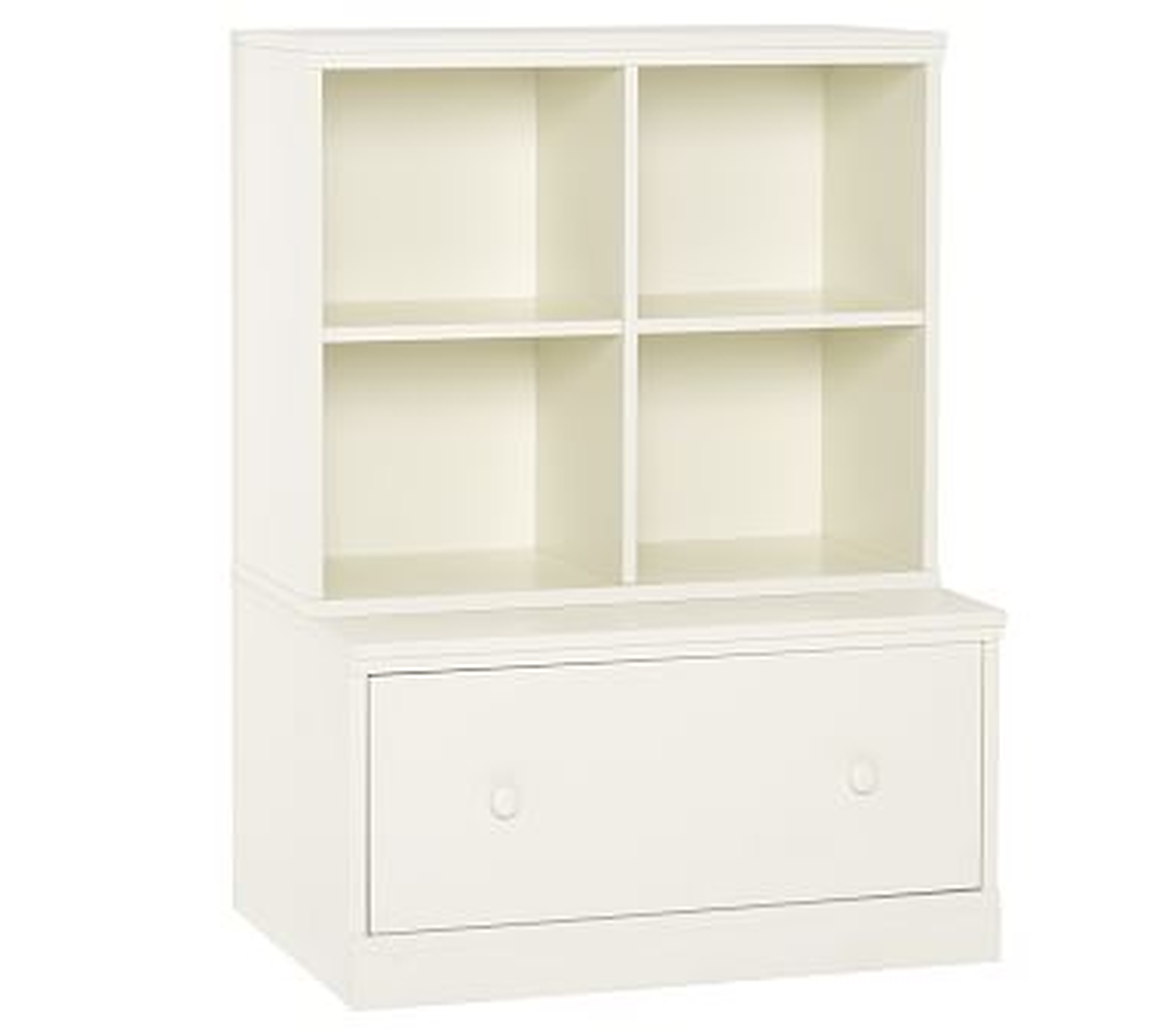 Cameron 1 Cubby & 1 Drawer Base Set, Simply White, UPS - Pottery Barn Kids