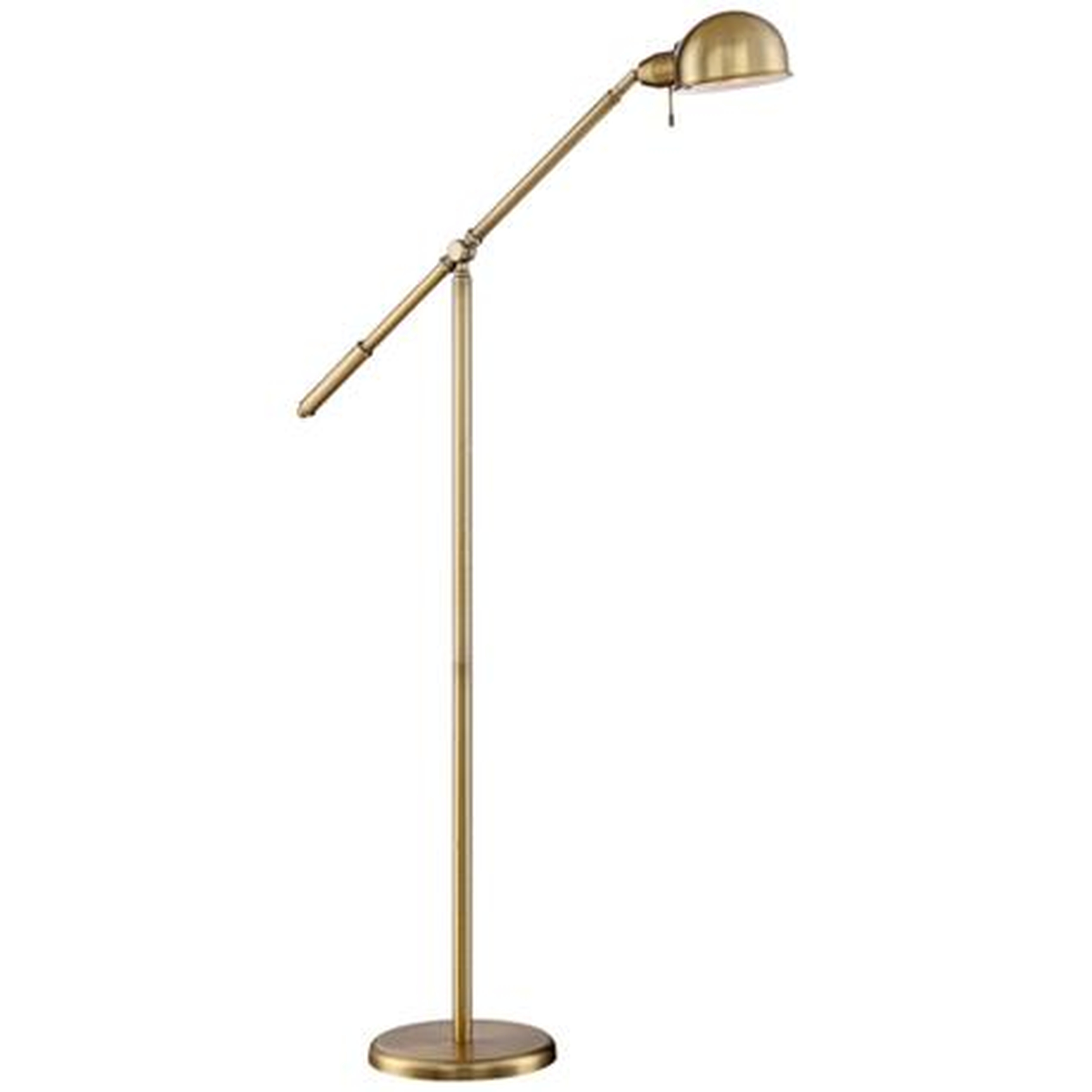 Dawson Pharmacy Floor Lamp, Antique Brass - Lamps Plus