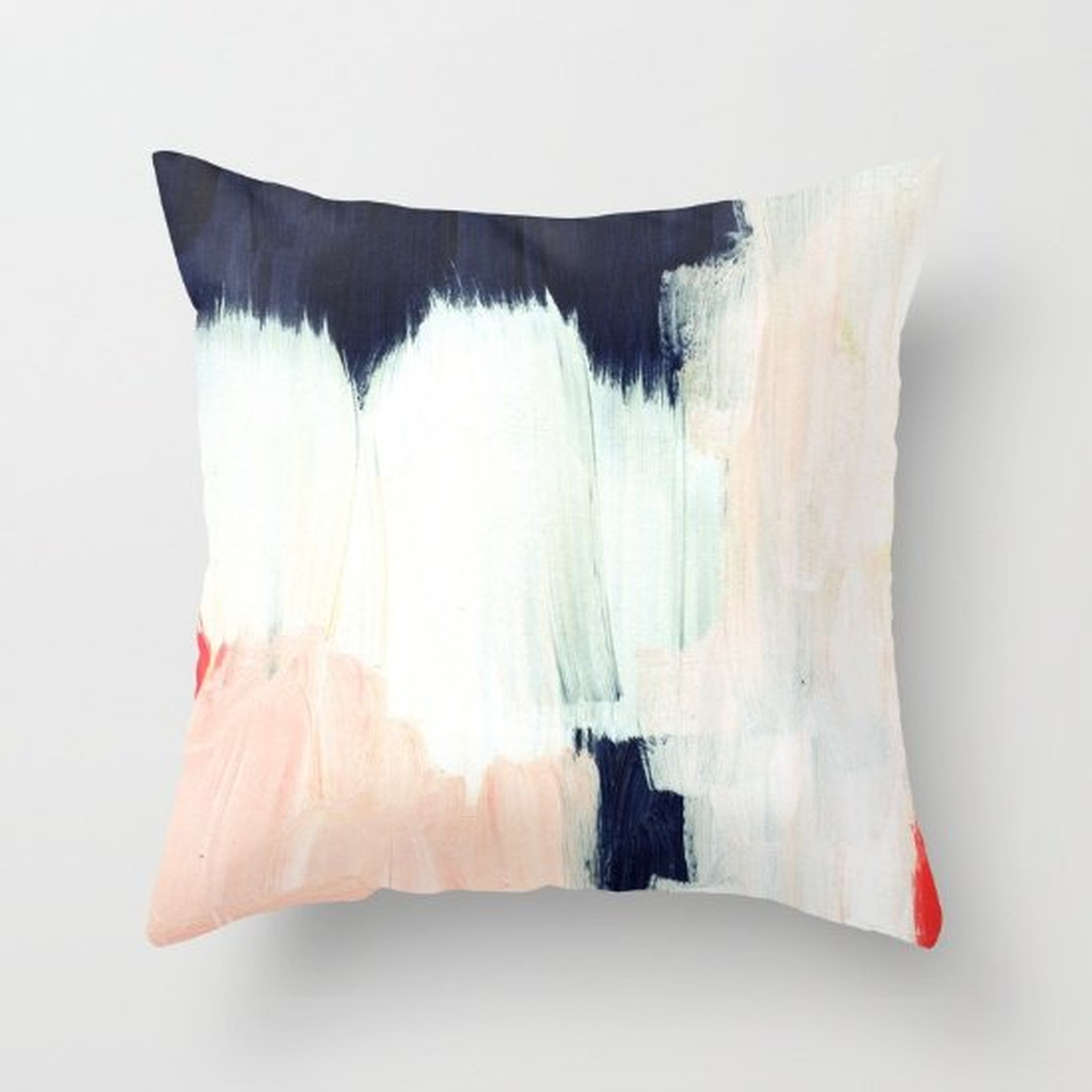 Black - Indoor Pillow - 20" x 20" - Polyfill - Society6