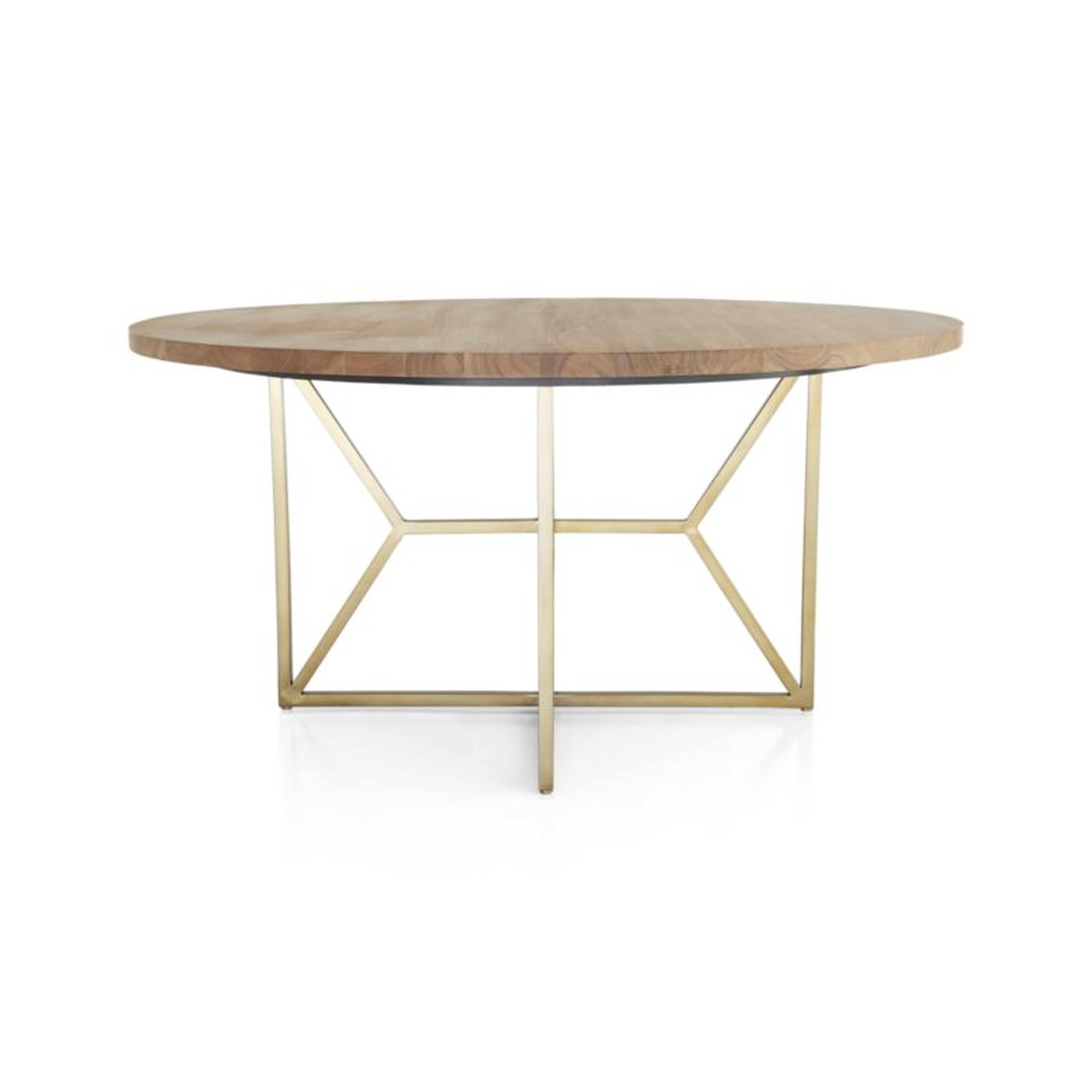 Hayes 60" Round Acacia Dining Table - Crate and Barrel