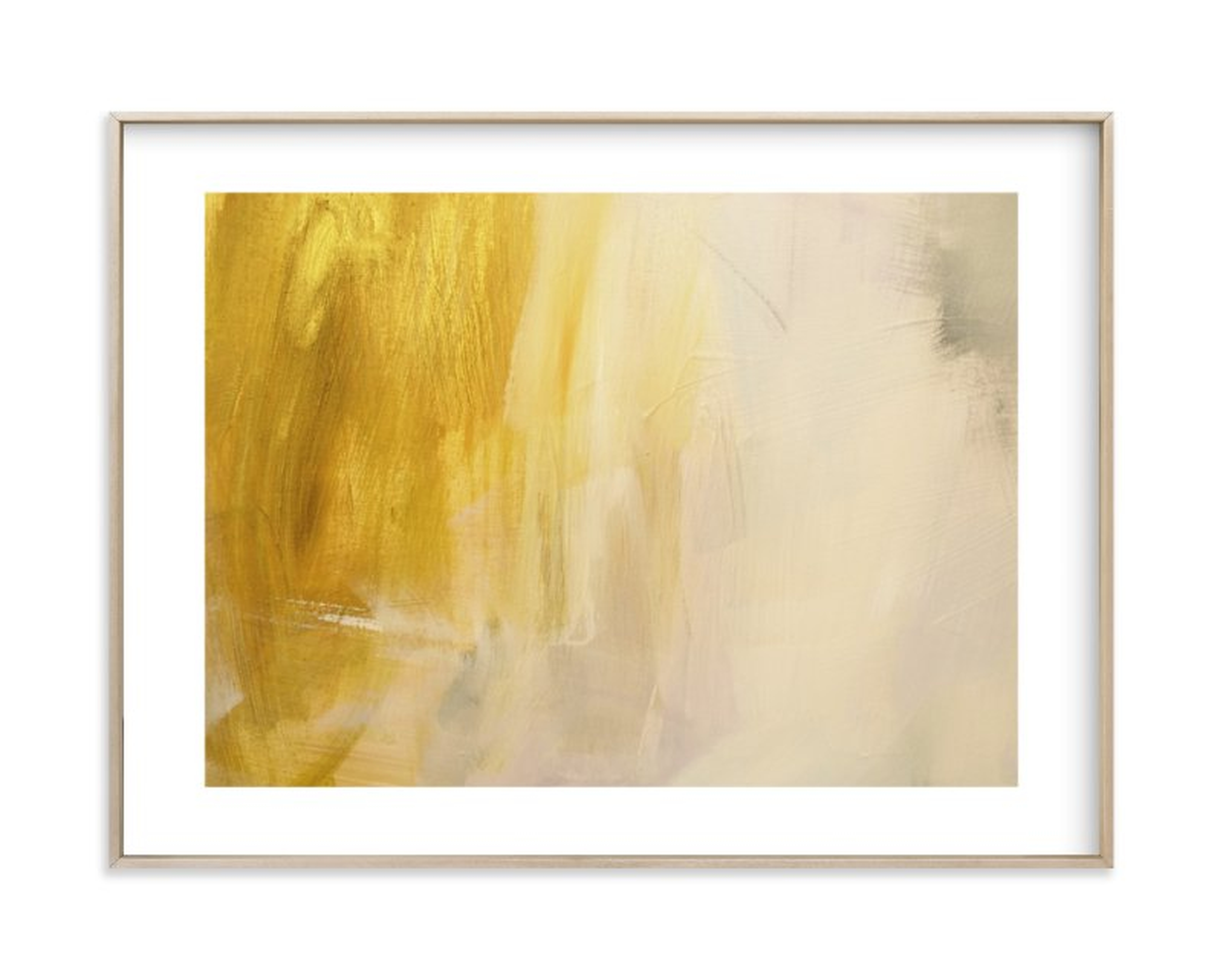 in gold -  20x16 - Minted