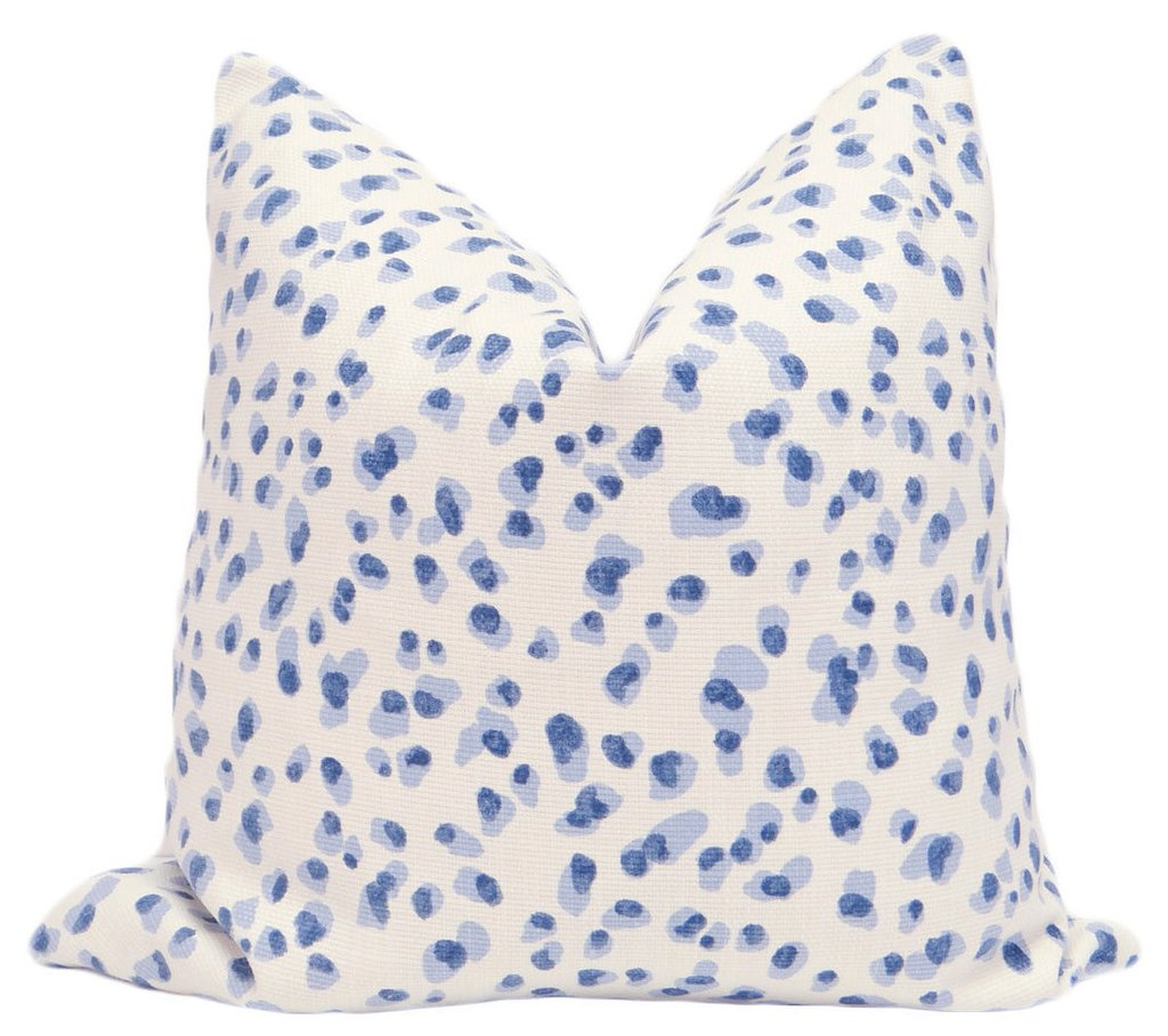 Dot Print // Periwinkle, pillow cover - Little Design Company