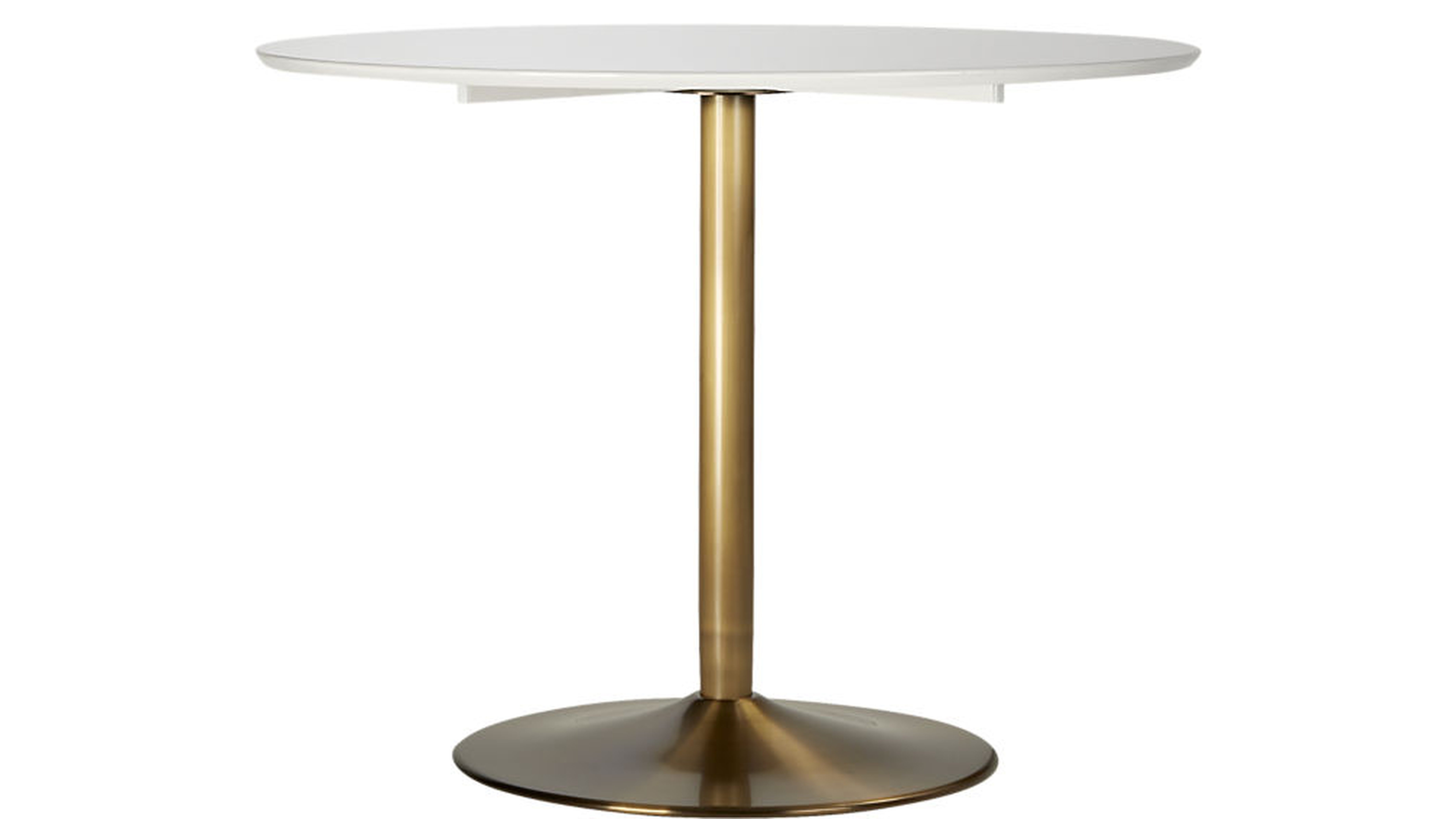 Odyssey Brass Dining Table - CB2