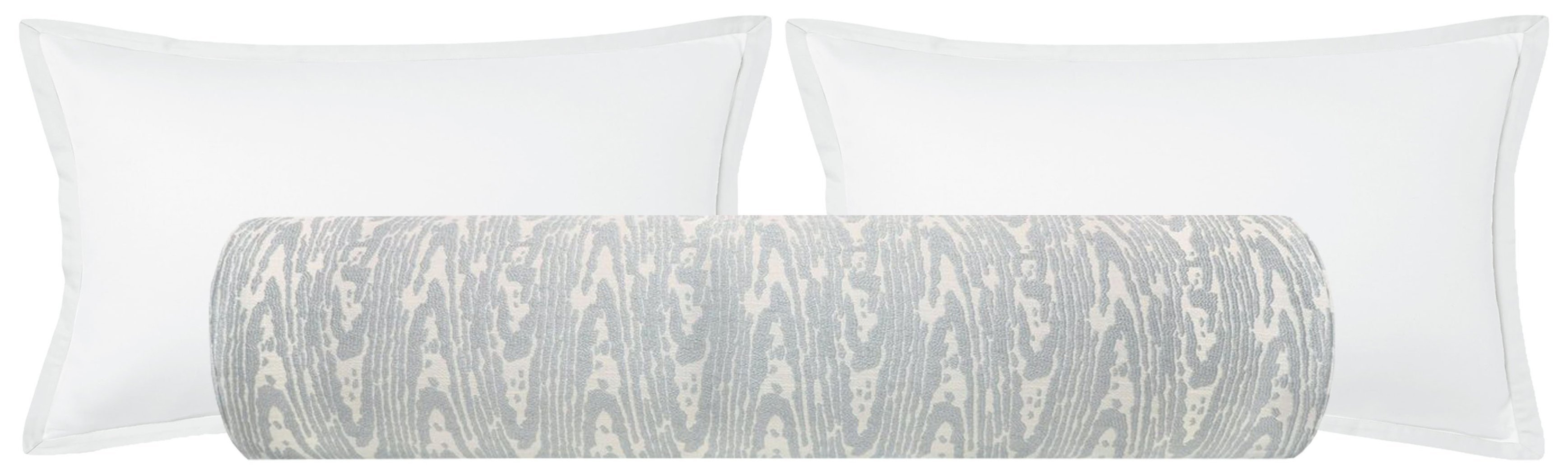 Faux Bois Bolster Pillow - Little Design Company