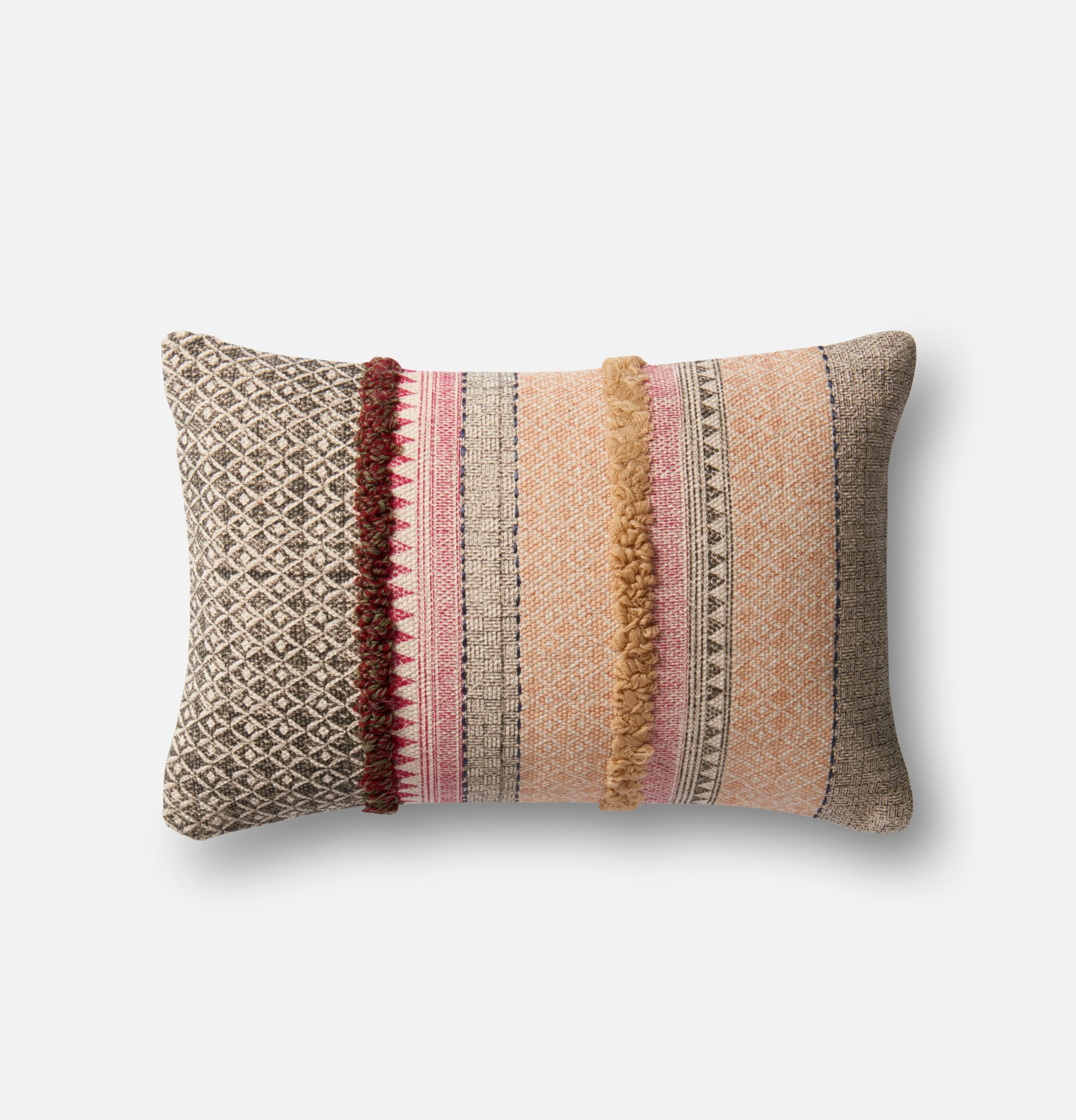 PILLOWS - PINK / BEIGE - Loloi Rugs