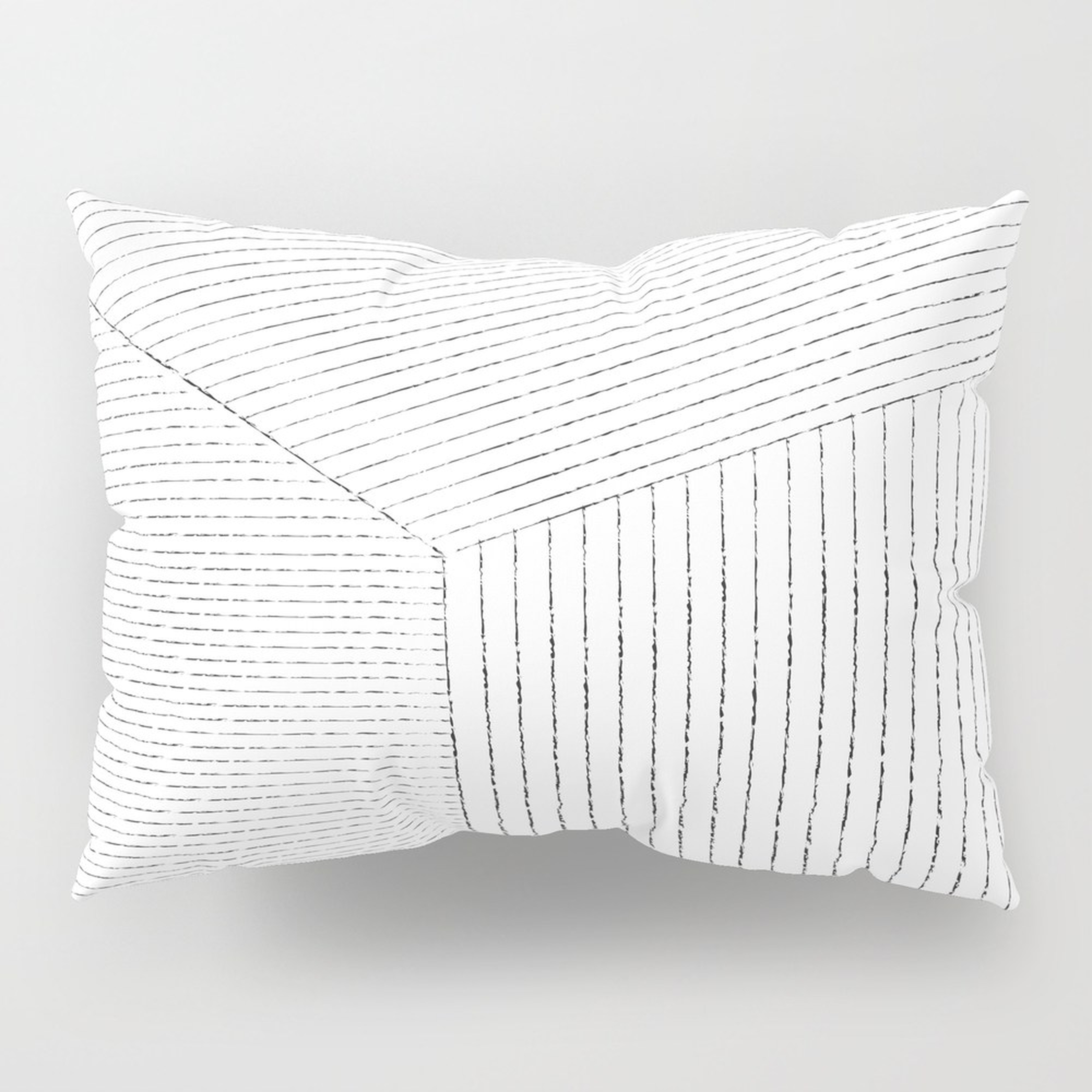 Lines Art Pillow Sham by Summersunhomeart - Society6