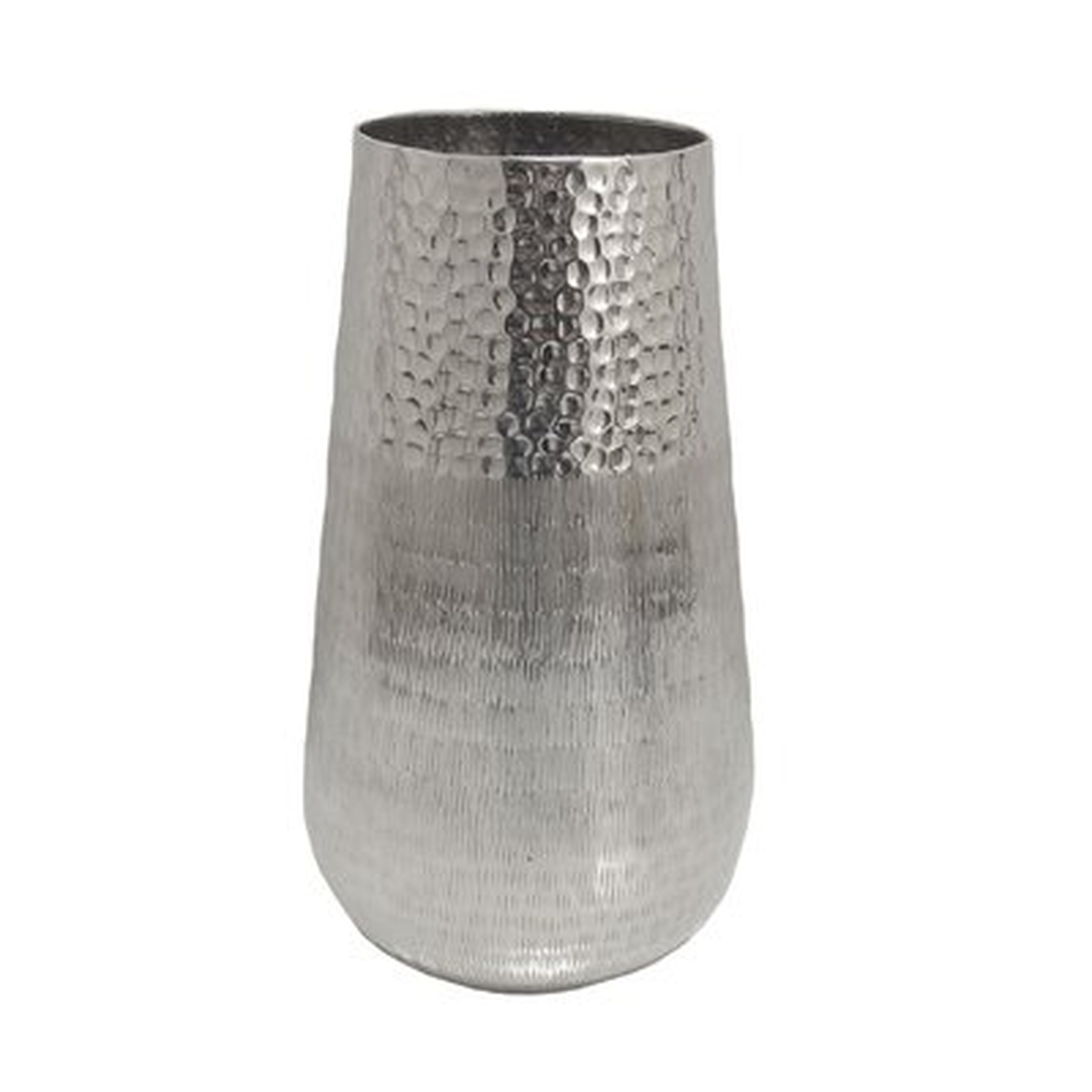 Annika Hammered Metal Table Vase - Wayfair