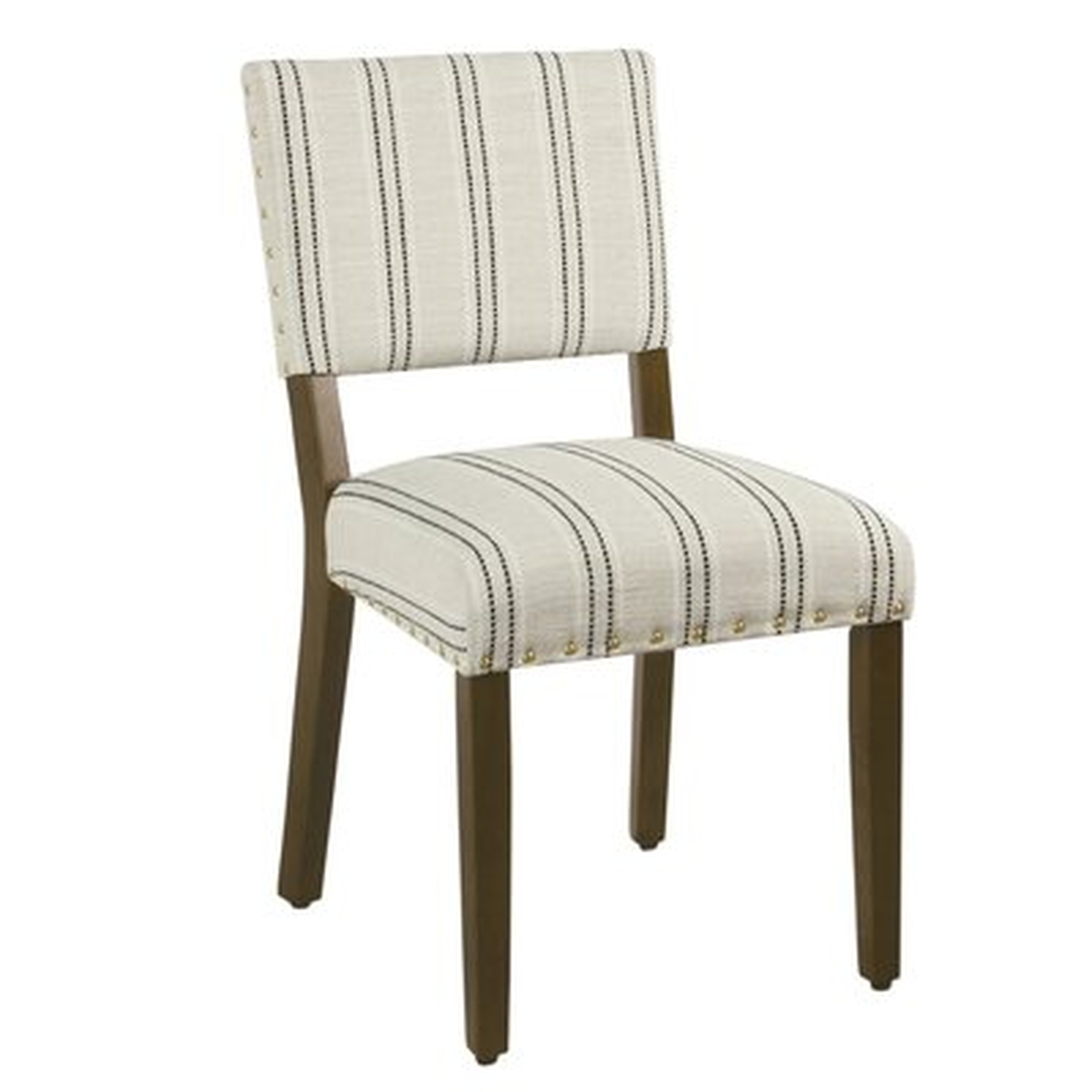 Camilo Stripe Upholstered Dining Chair (Set of 2) - Wayfair