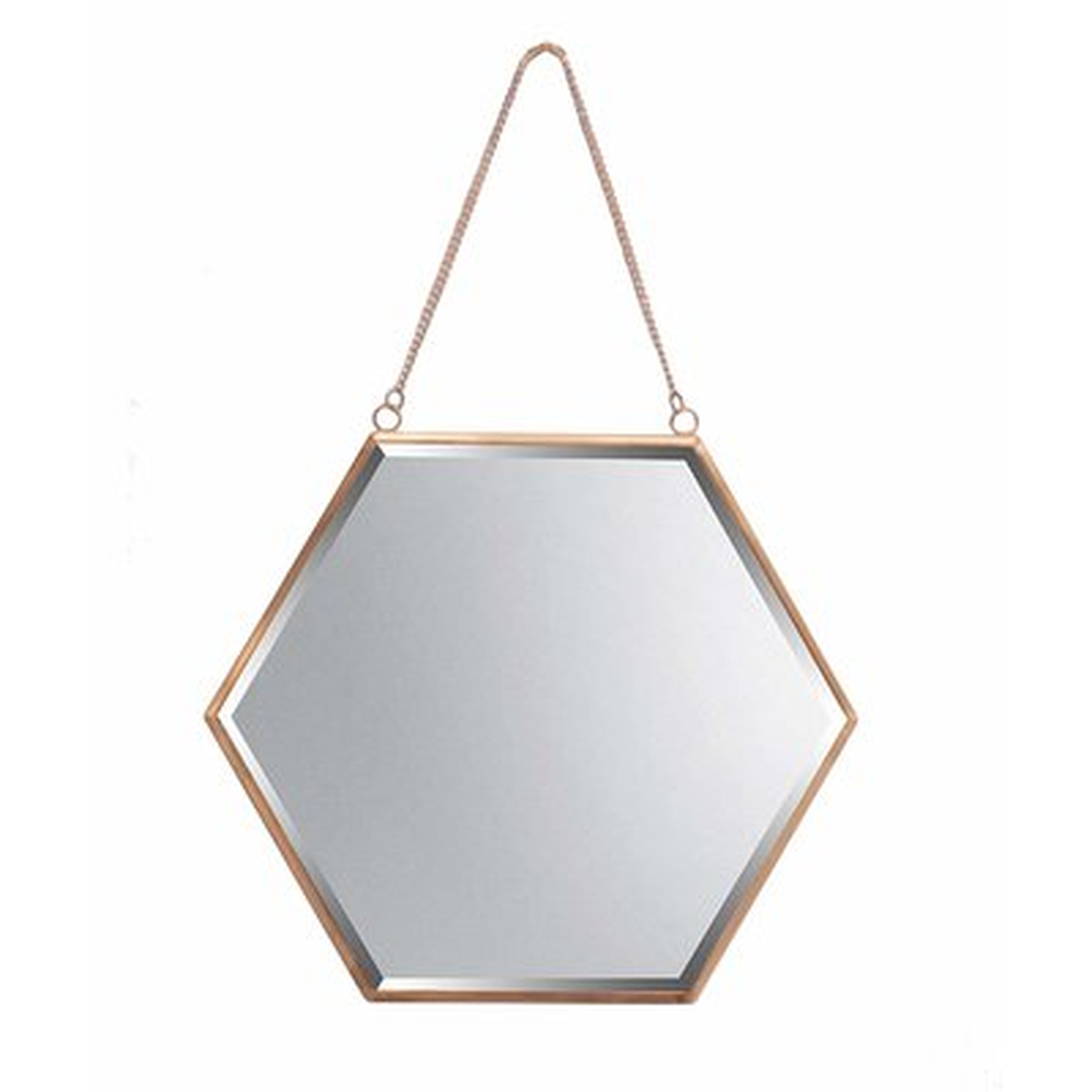 Eliana Hexagon Wall Mirror - Wayfair