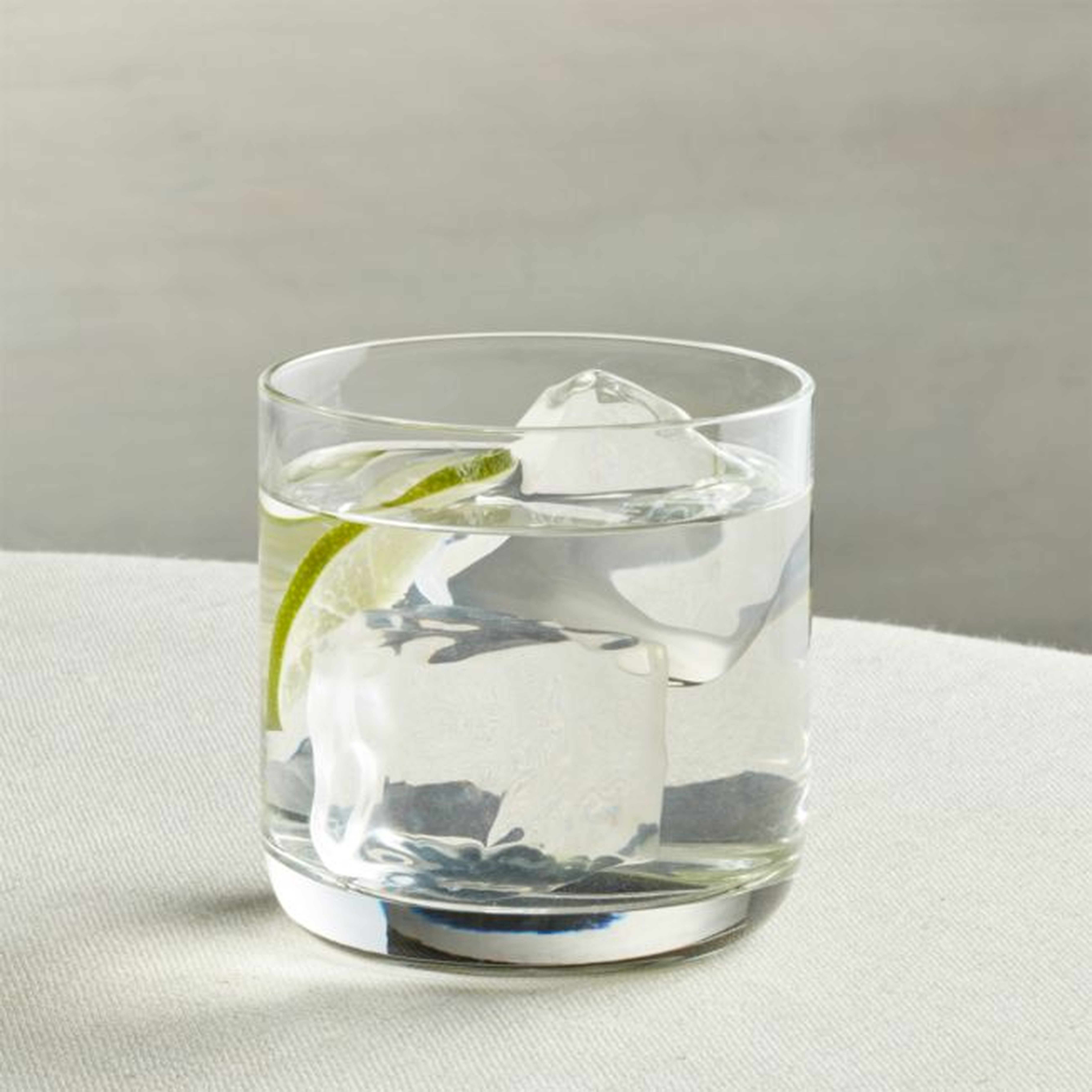 Crescent 10 oz. Double Old-Fashioned Glass - Crate and Barrel